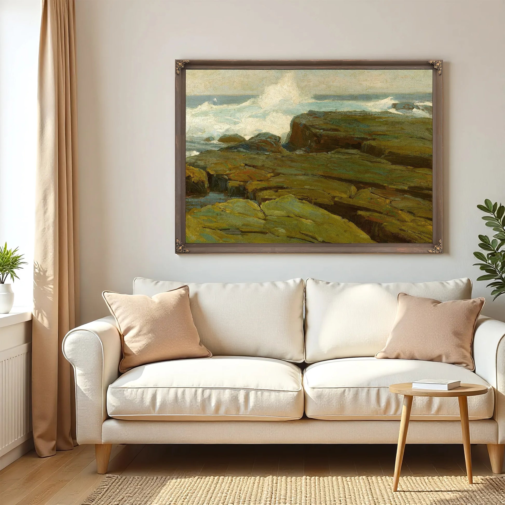 Rocks And Sea By Edgar Payne Fine Art Print