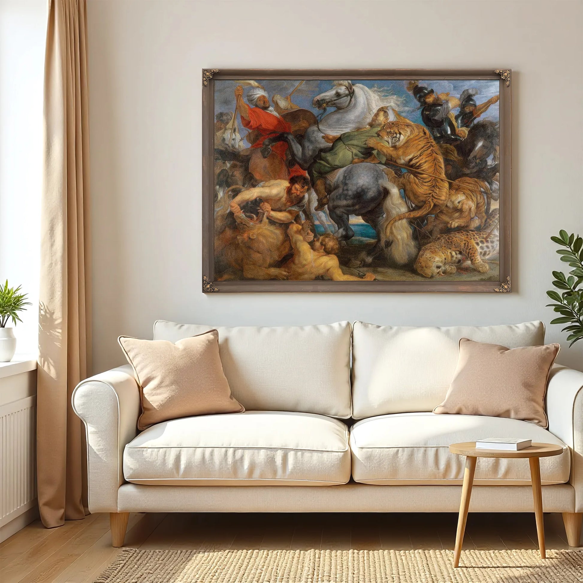 Peter Paul Rubens The Tiger Hunt 1616 (1) By Peter Paul Rubens Fine Art Print