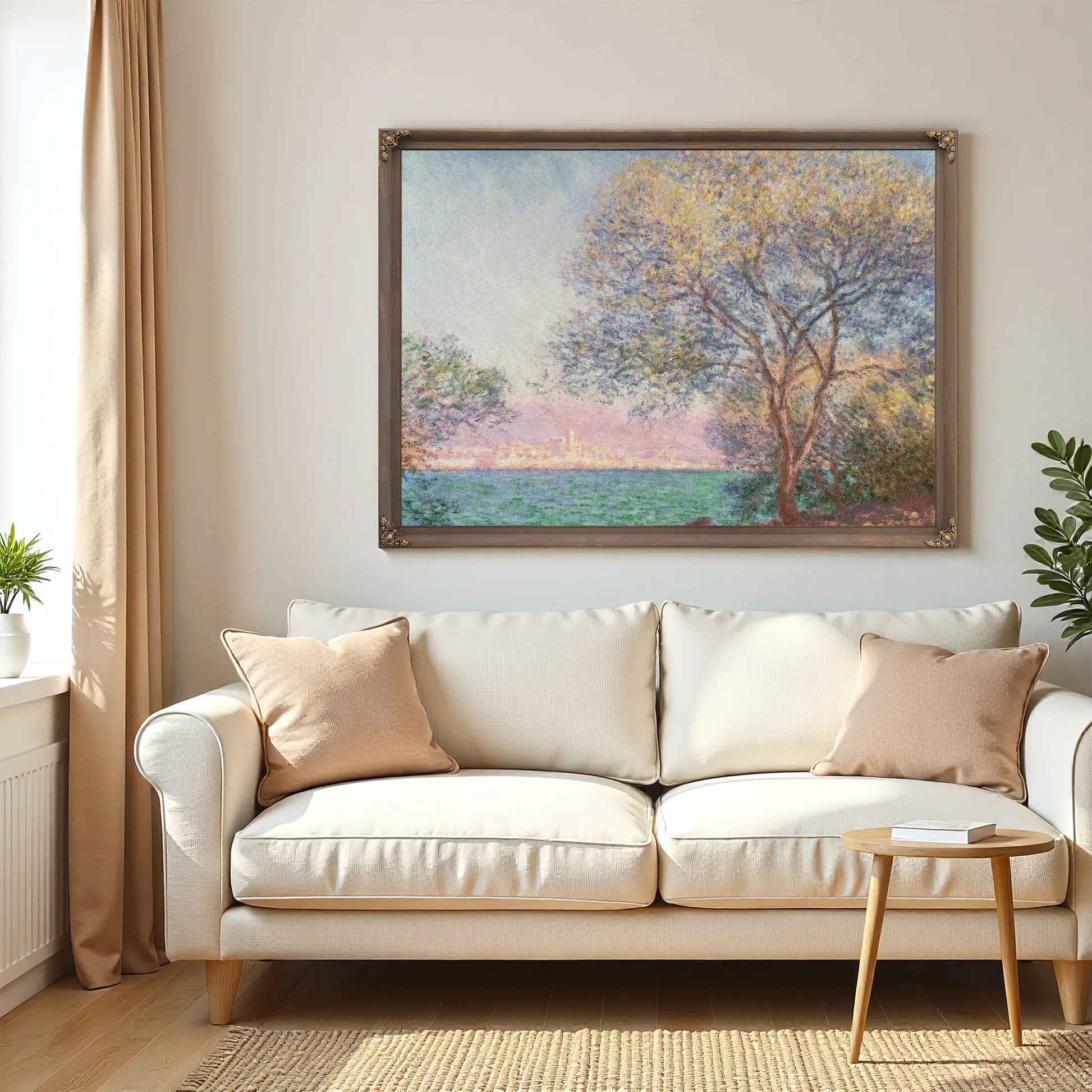 Morning In Antibes By Claude Monet Fine Art Print
