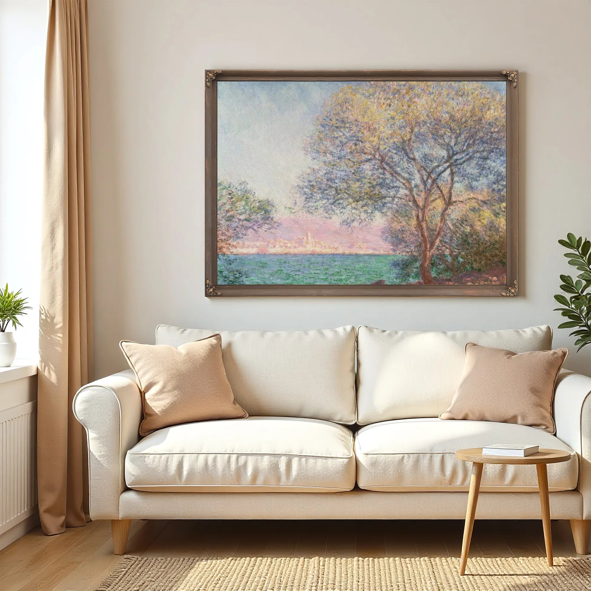 Morning In Antibes By Claude Monet Fine Art Print