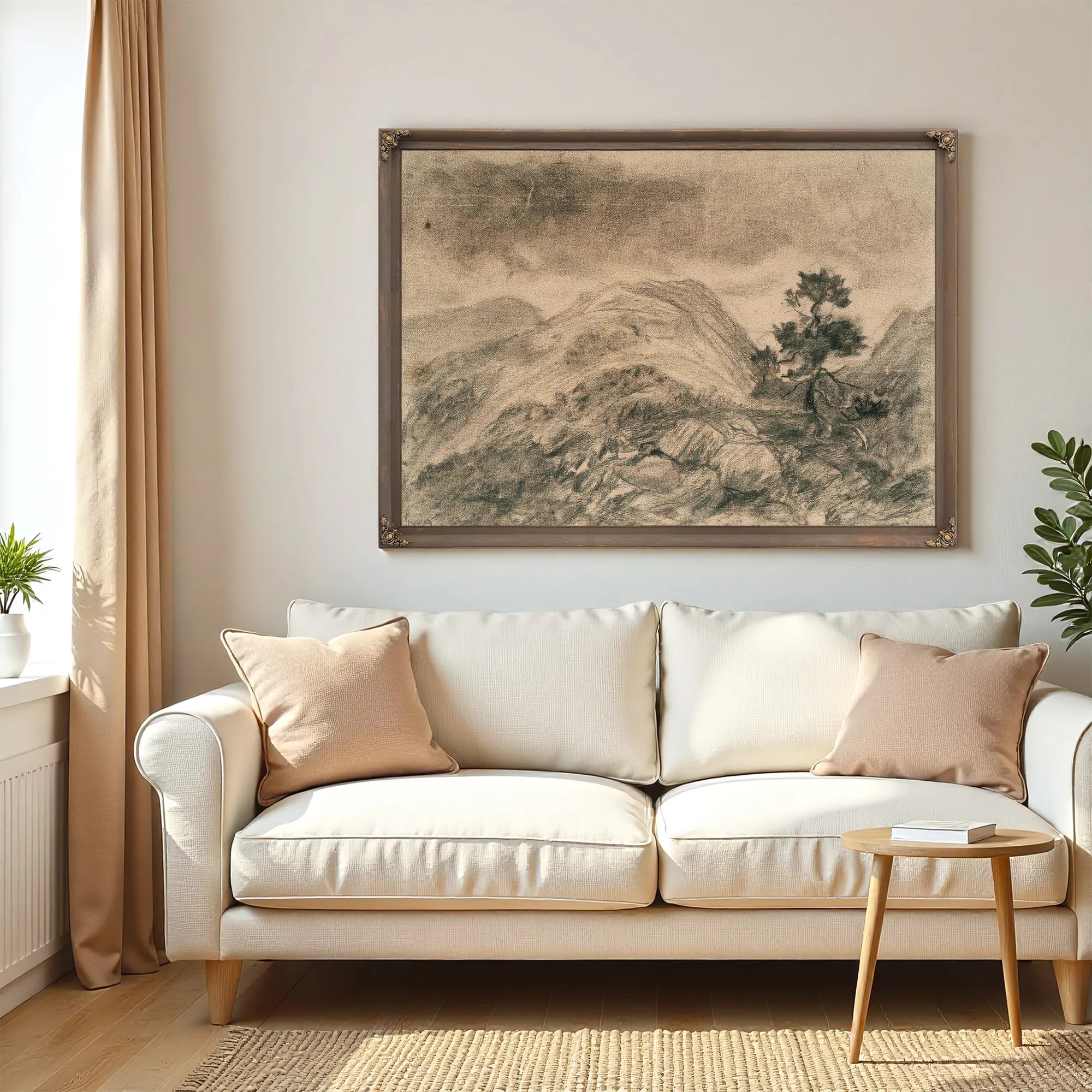 Landscape With Pine By Nicolai Astrup Fine Art Print