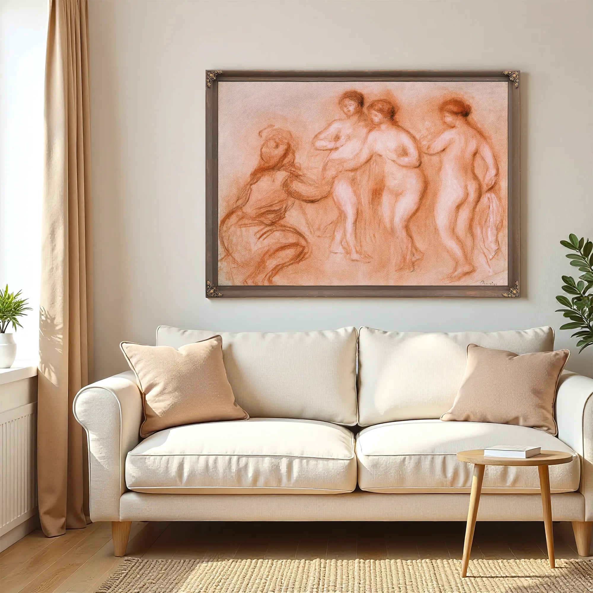 The Judgment Of Paris By Pierre August Renoir Fine Art Print