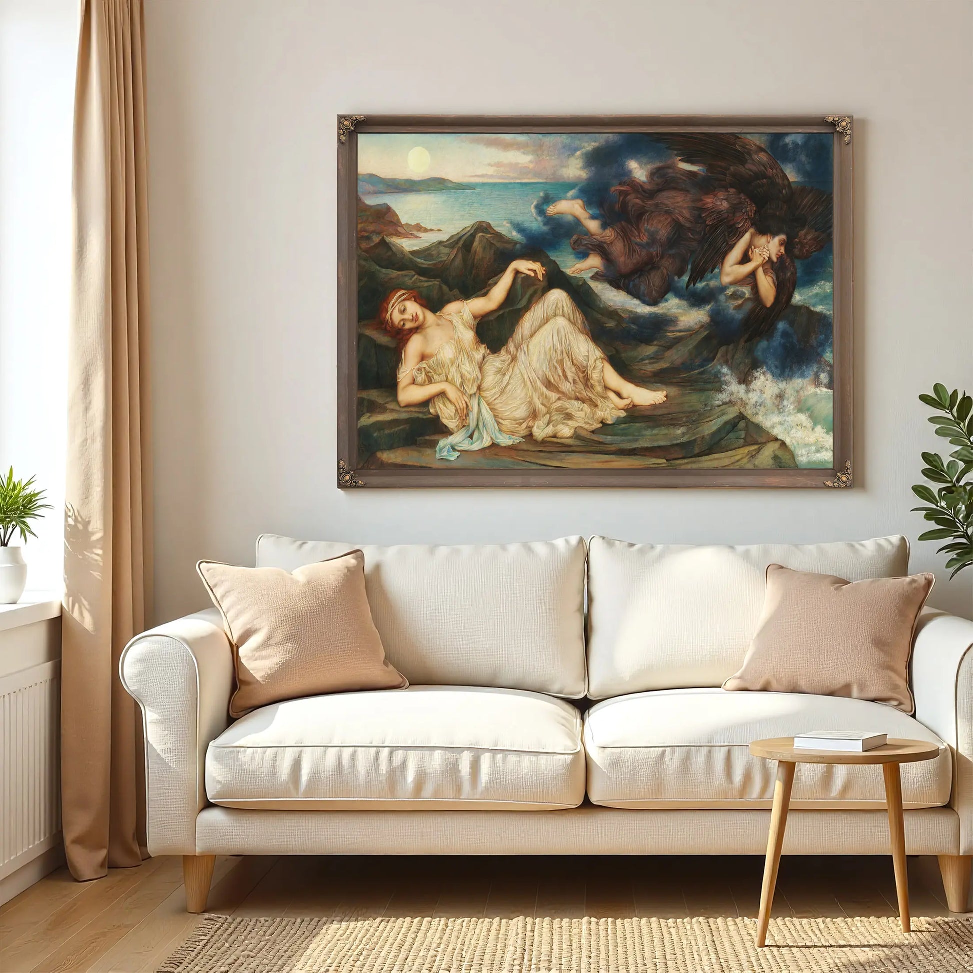 Port After Stormy Seas by Evelyn De Morgan