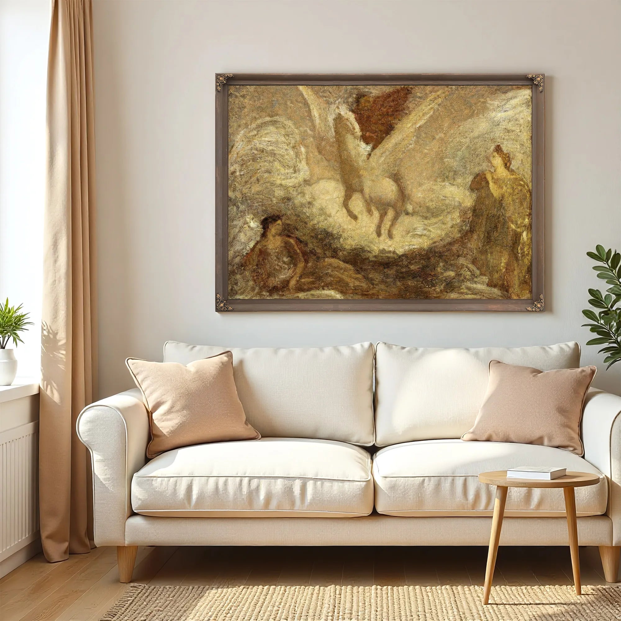 Pegasus Departing By Albert Pinkhamryder Fine Art Print