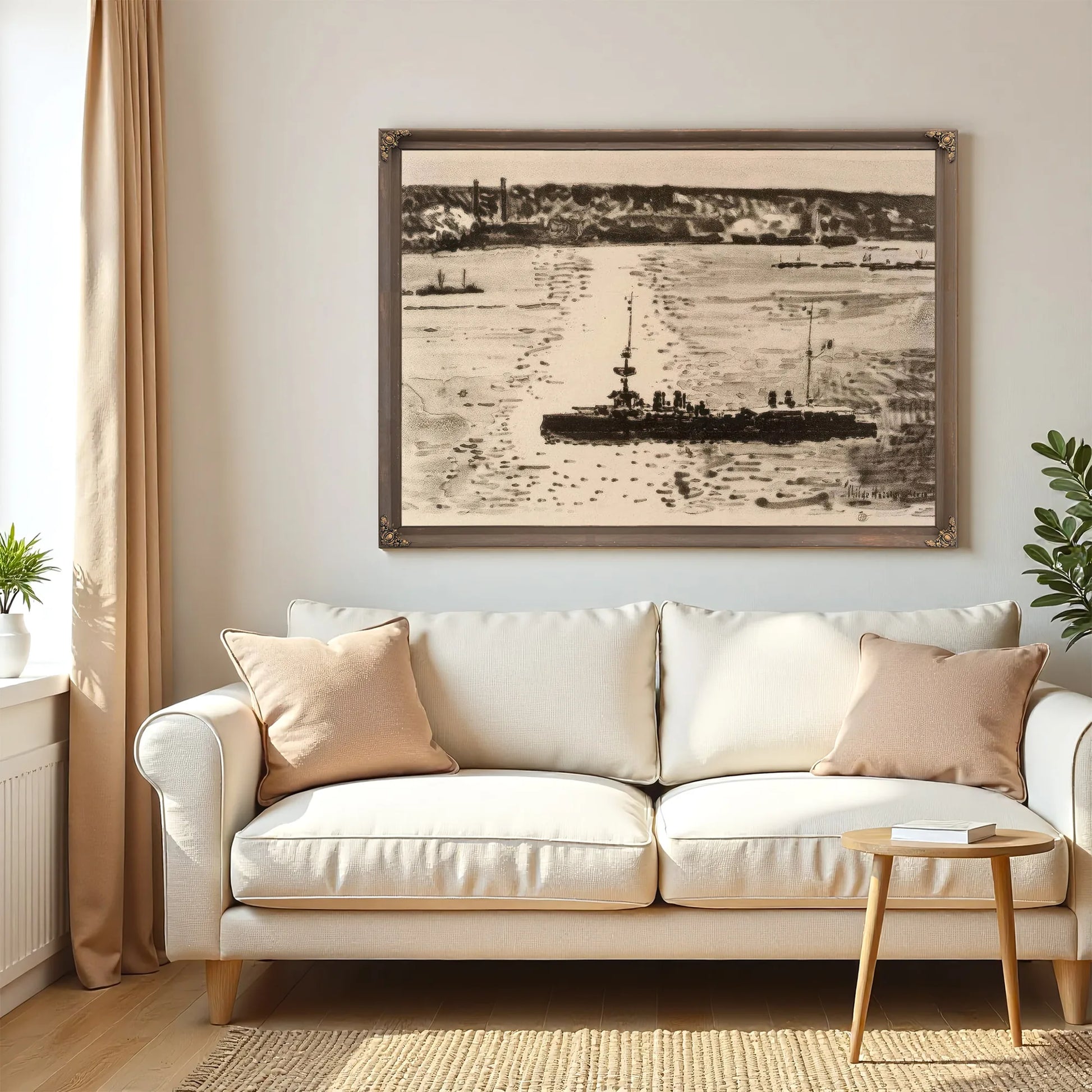 The French Cruiser By Childe Hassam Fine Art Print