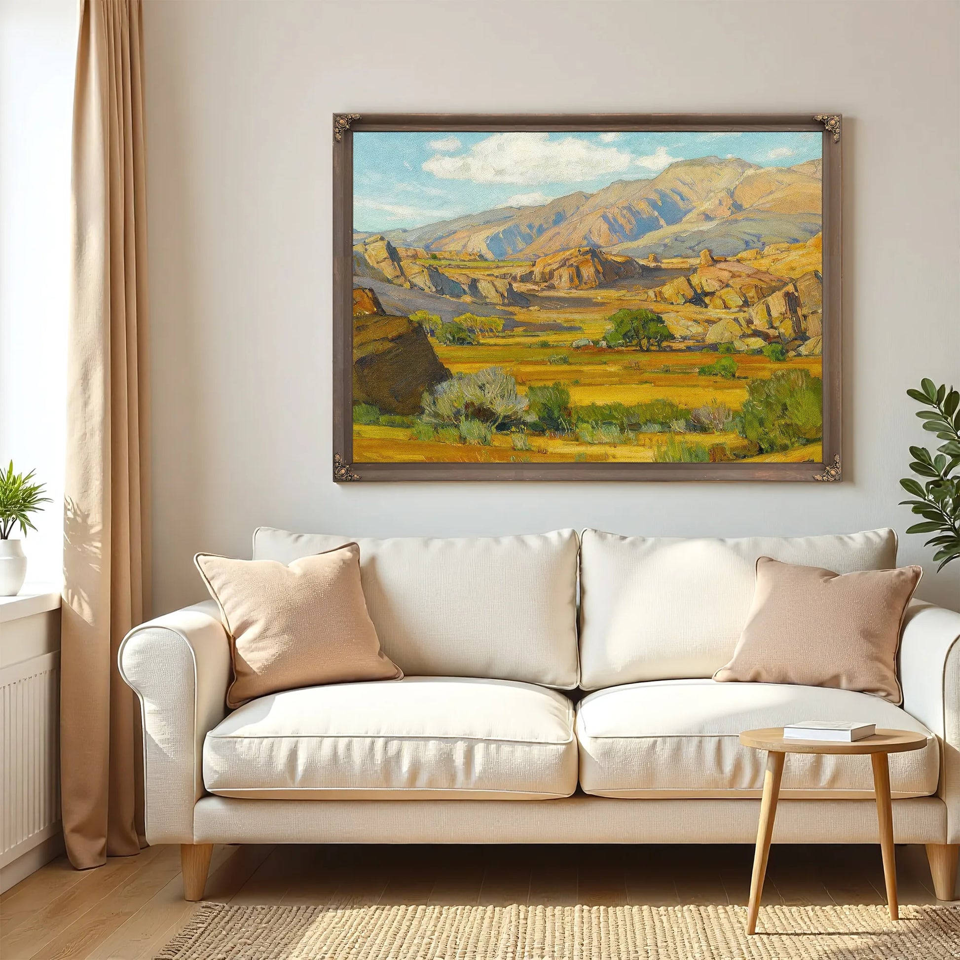 Rocky Desert Mountains By William Wendt Fine Art Print