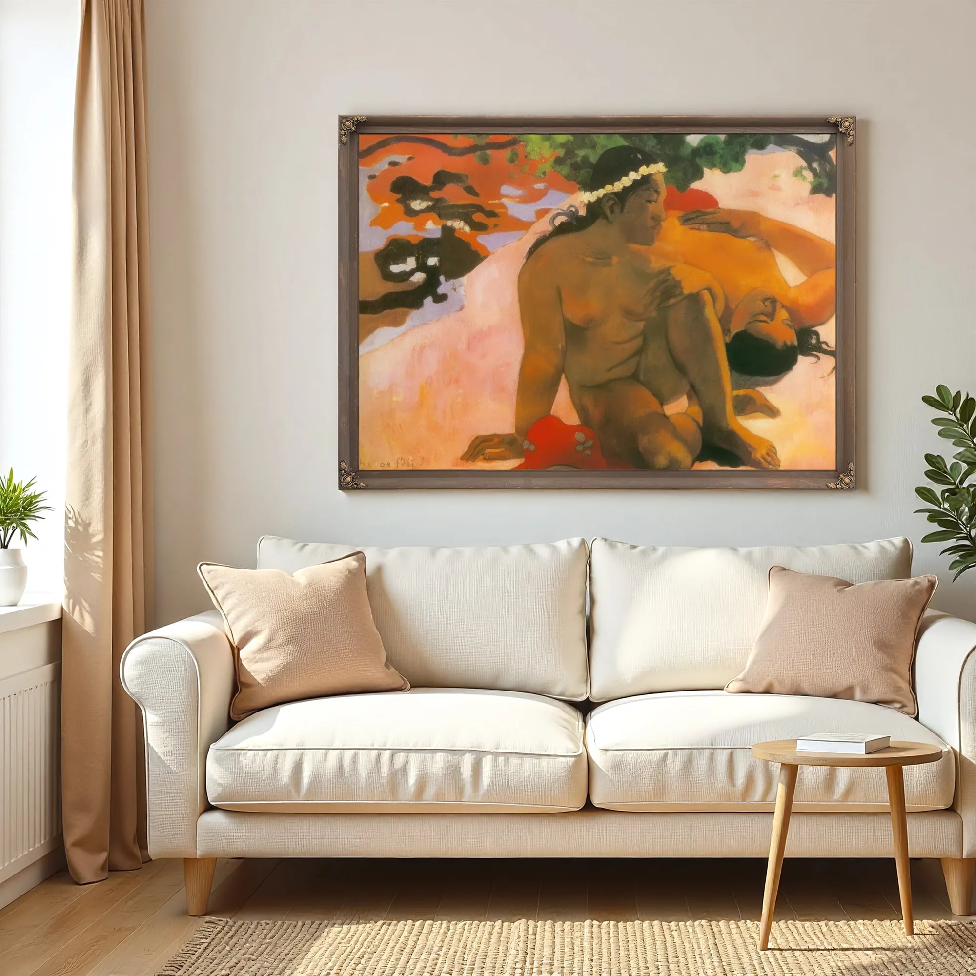 Aha Oe Feii ( What Are You Jealous) By Paul Gauguin Fine Art Print