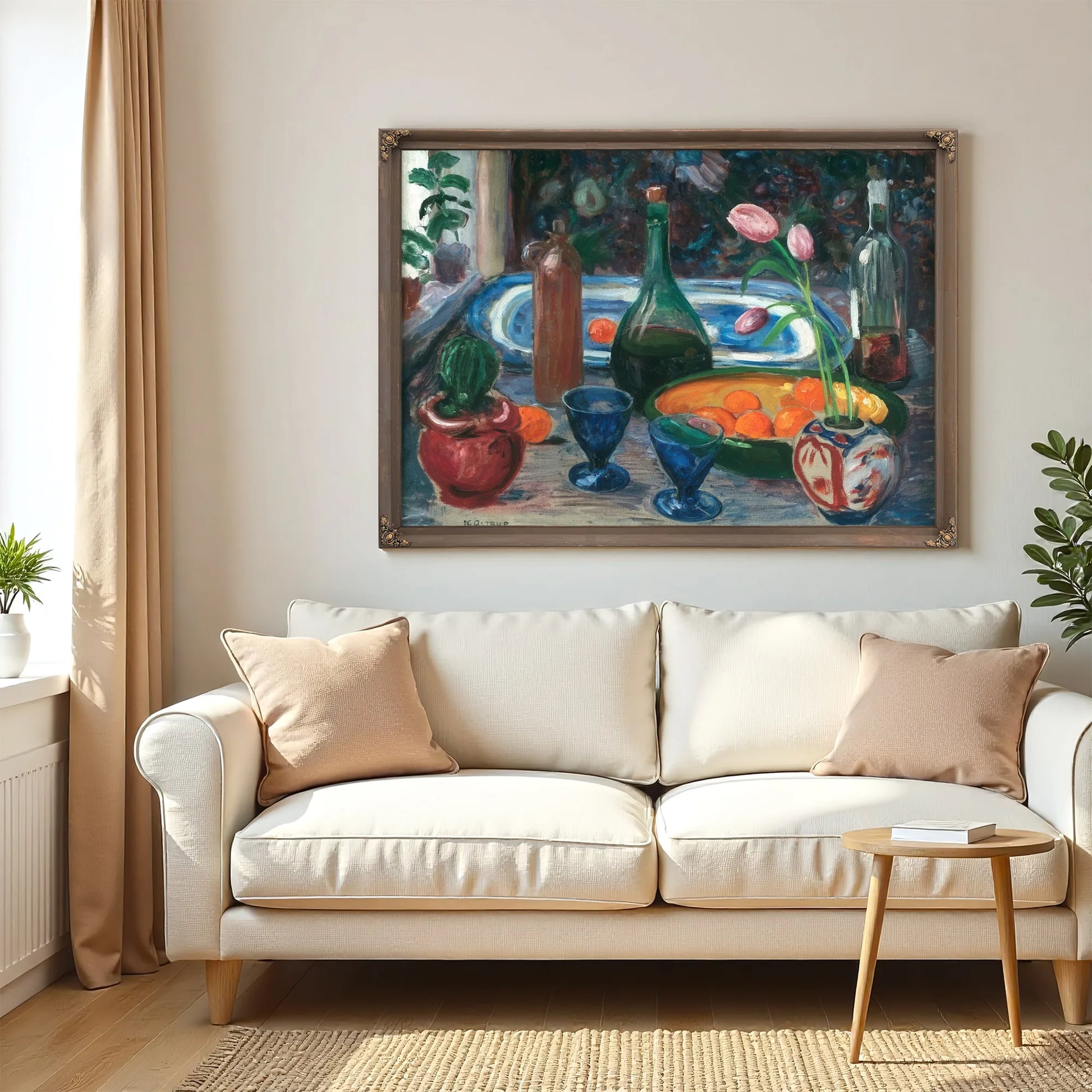 Sketch For Still Life By Nicolai Astrup Fine Art Print