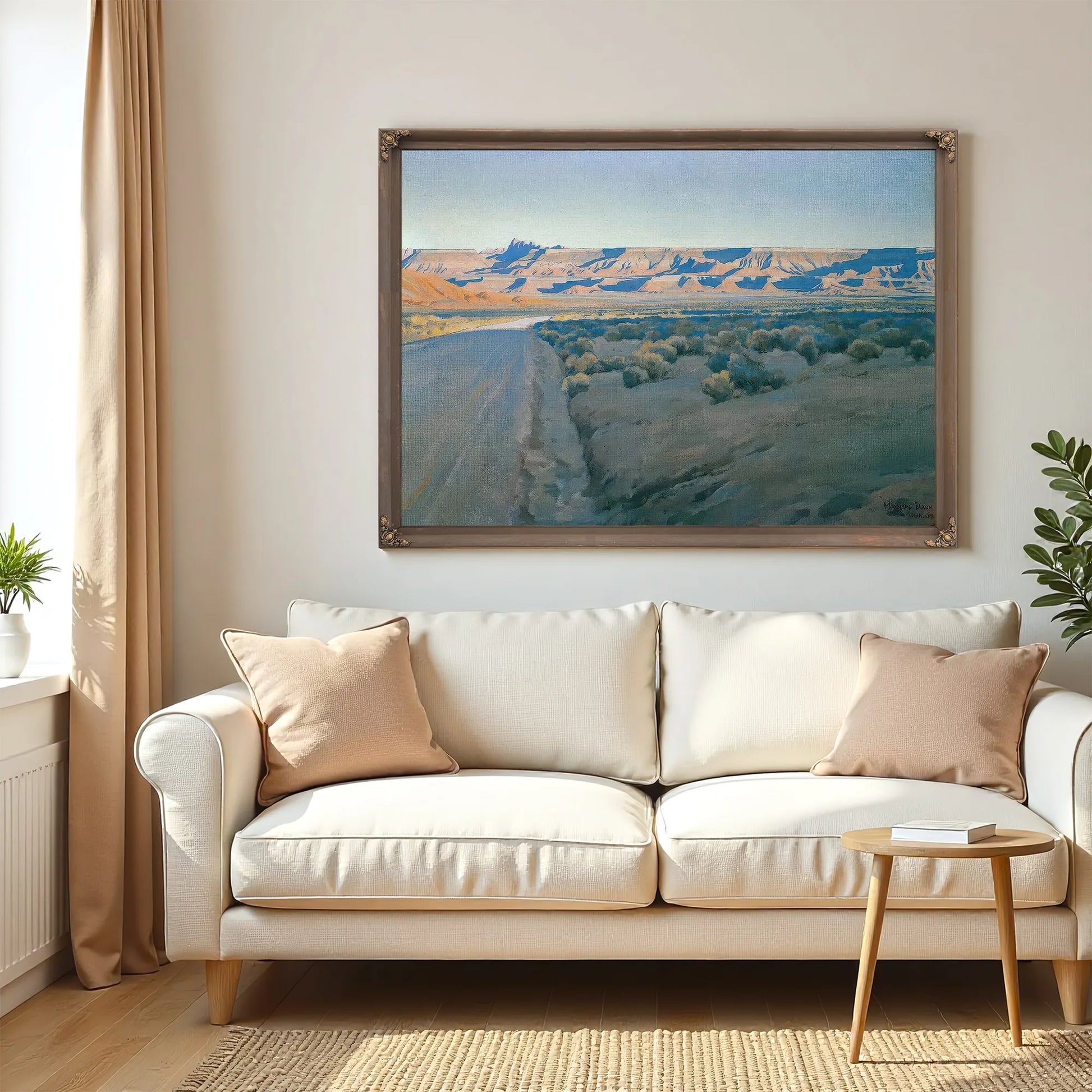 Approach At Zion By Maynard Dixon Fine Art Print
