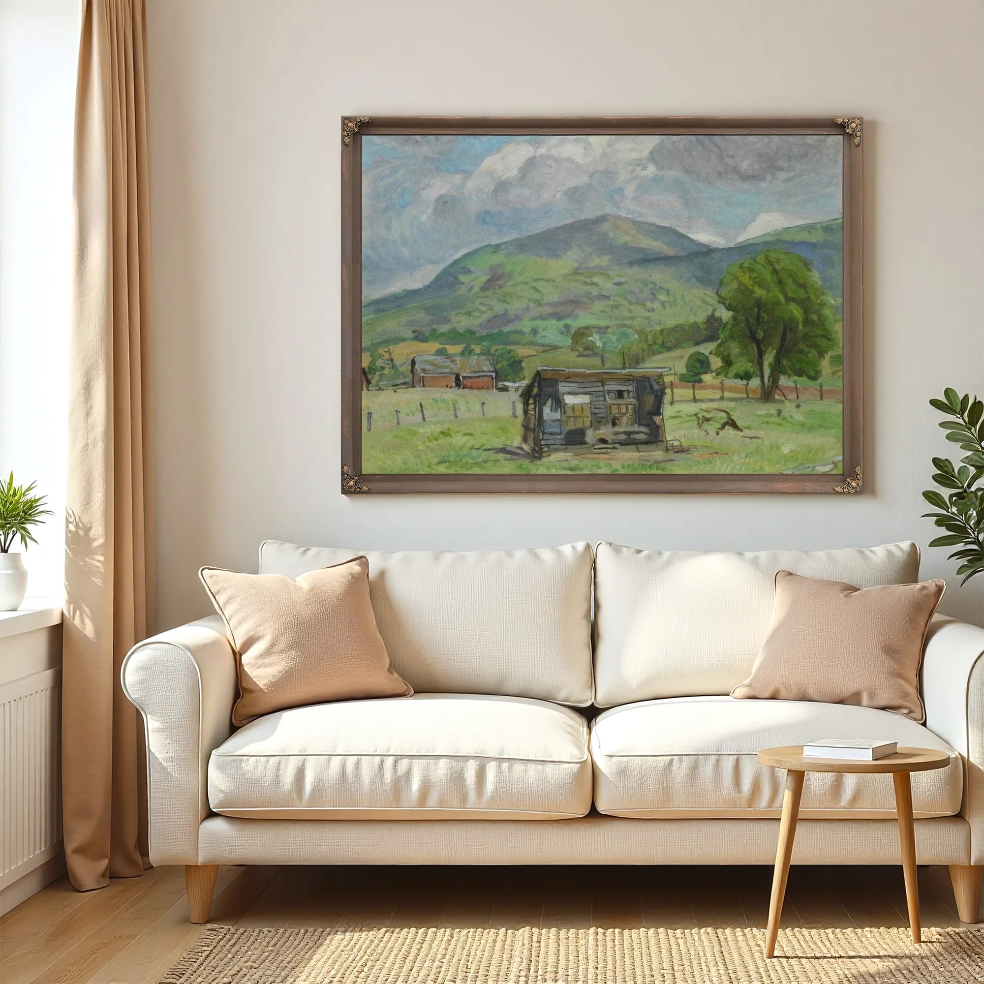 Shack Jump Mountain [Rockbridge Baths] By Pierre Daura Fine Art Print