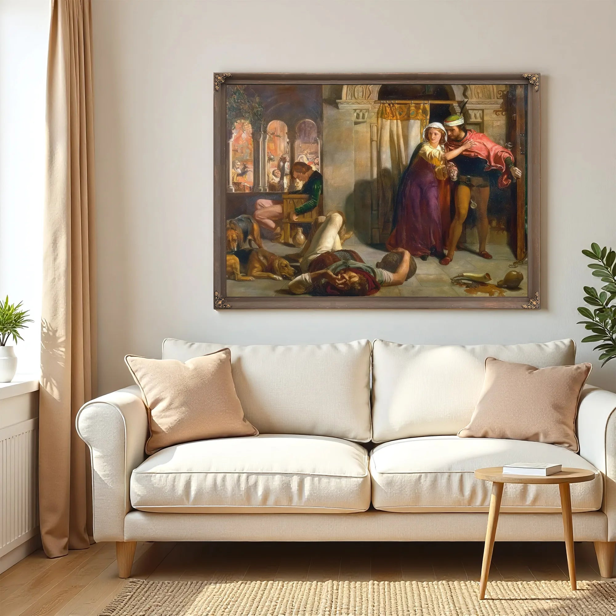 The Eve Of St Agnes By William Holman Hunt Fine Art Print