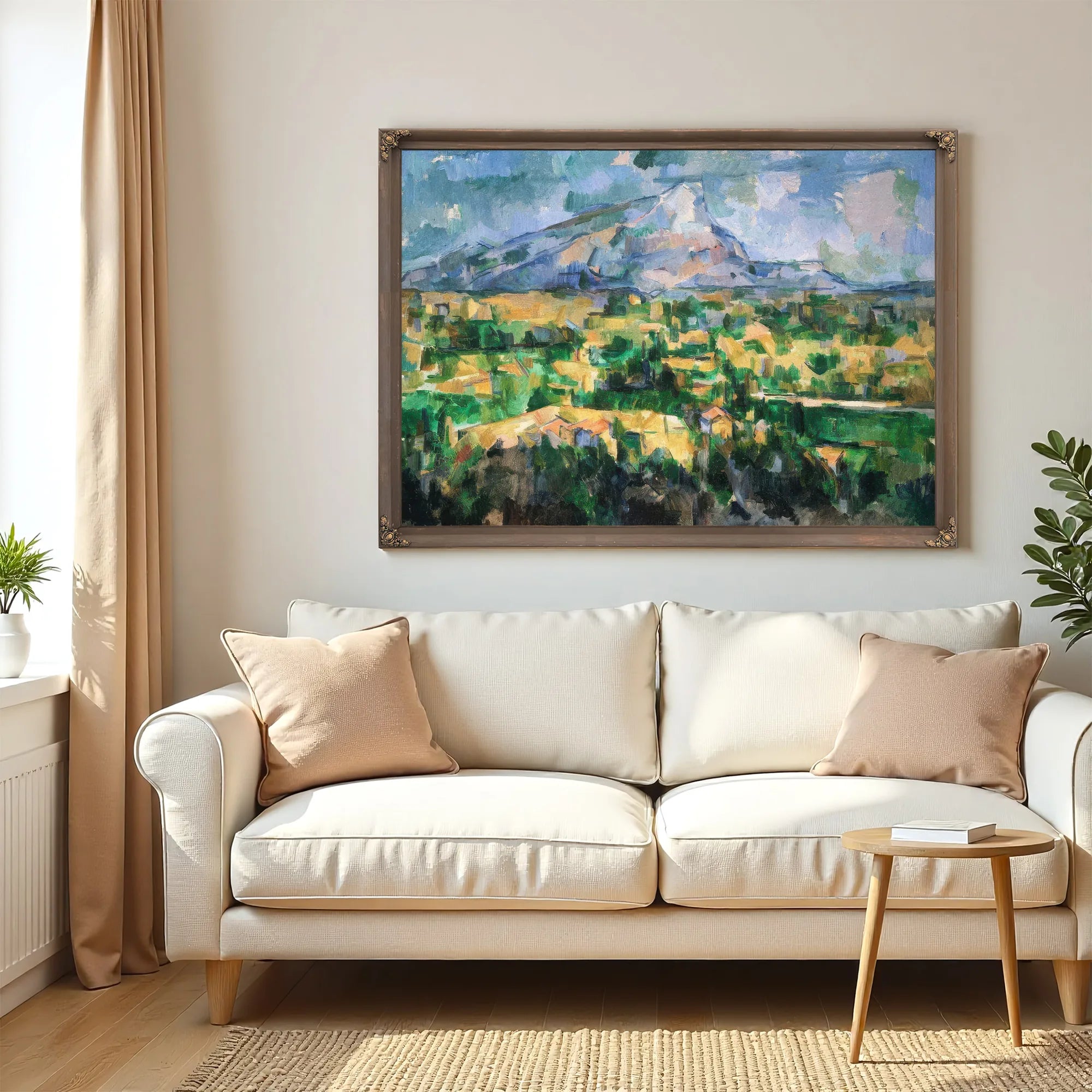 Mont Sainte Victoire By Paul Cezanne Fine Art Print