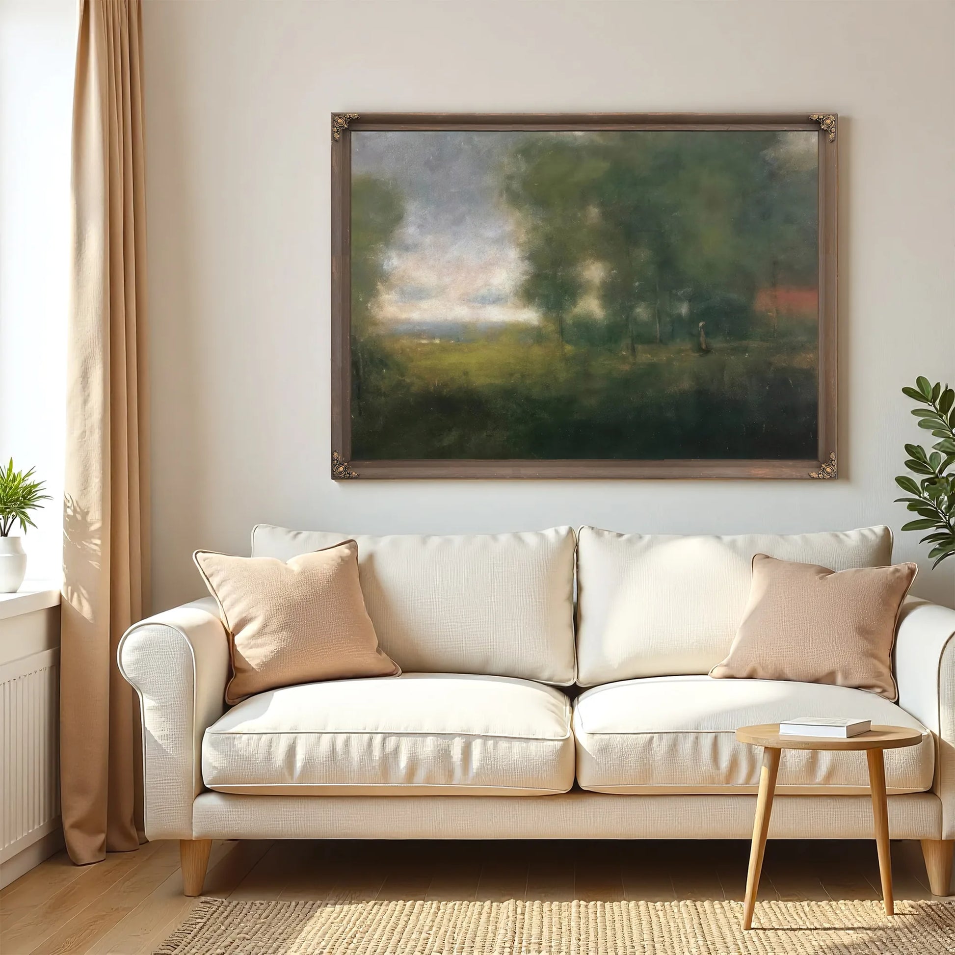 Edge Of The Woods By George Inness Fine Art Print