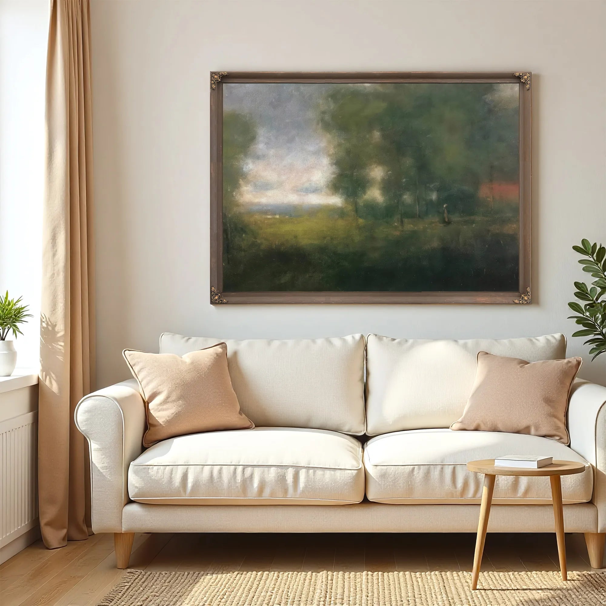 Edge Of The Woods By George Inness Fine Art Print