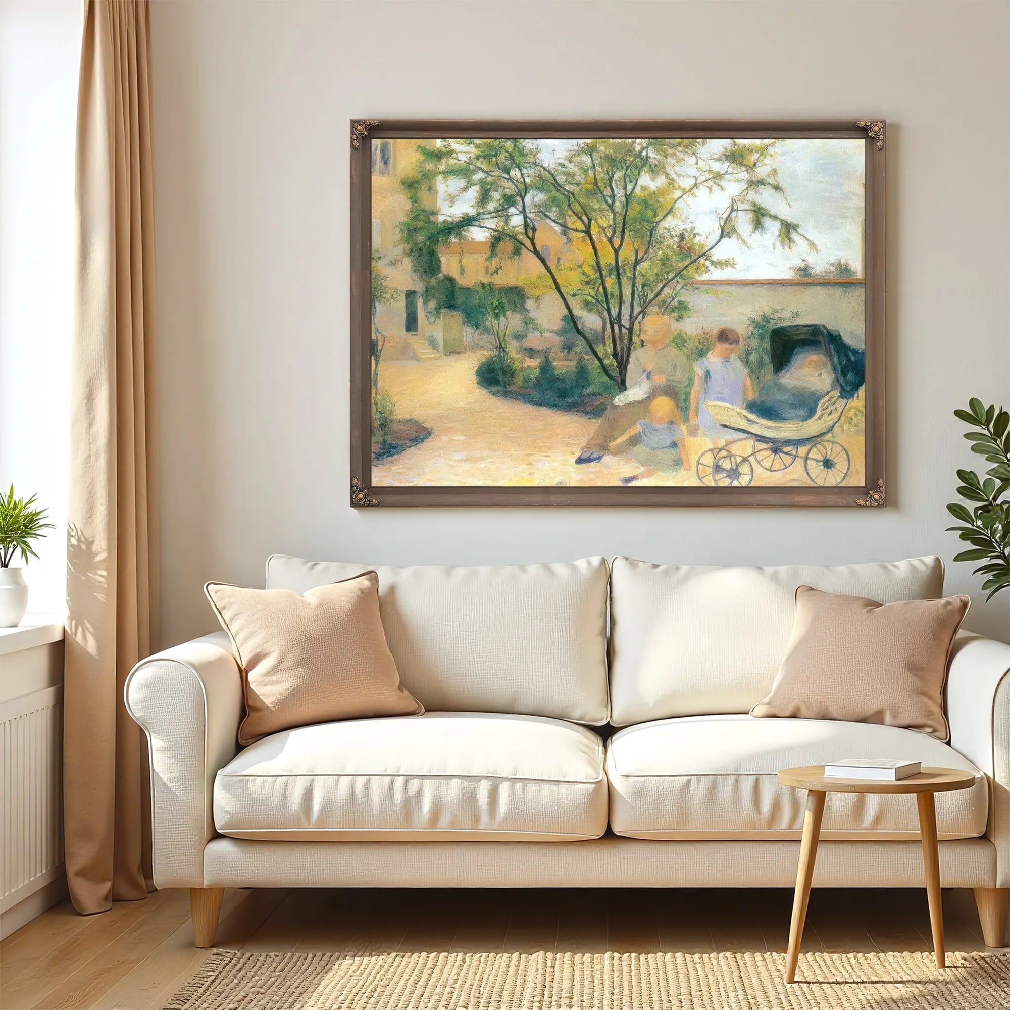 Garden At Vaugirard By Paul Gauguin Fine Art Print