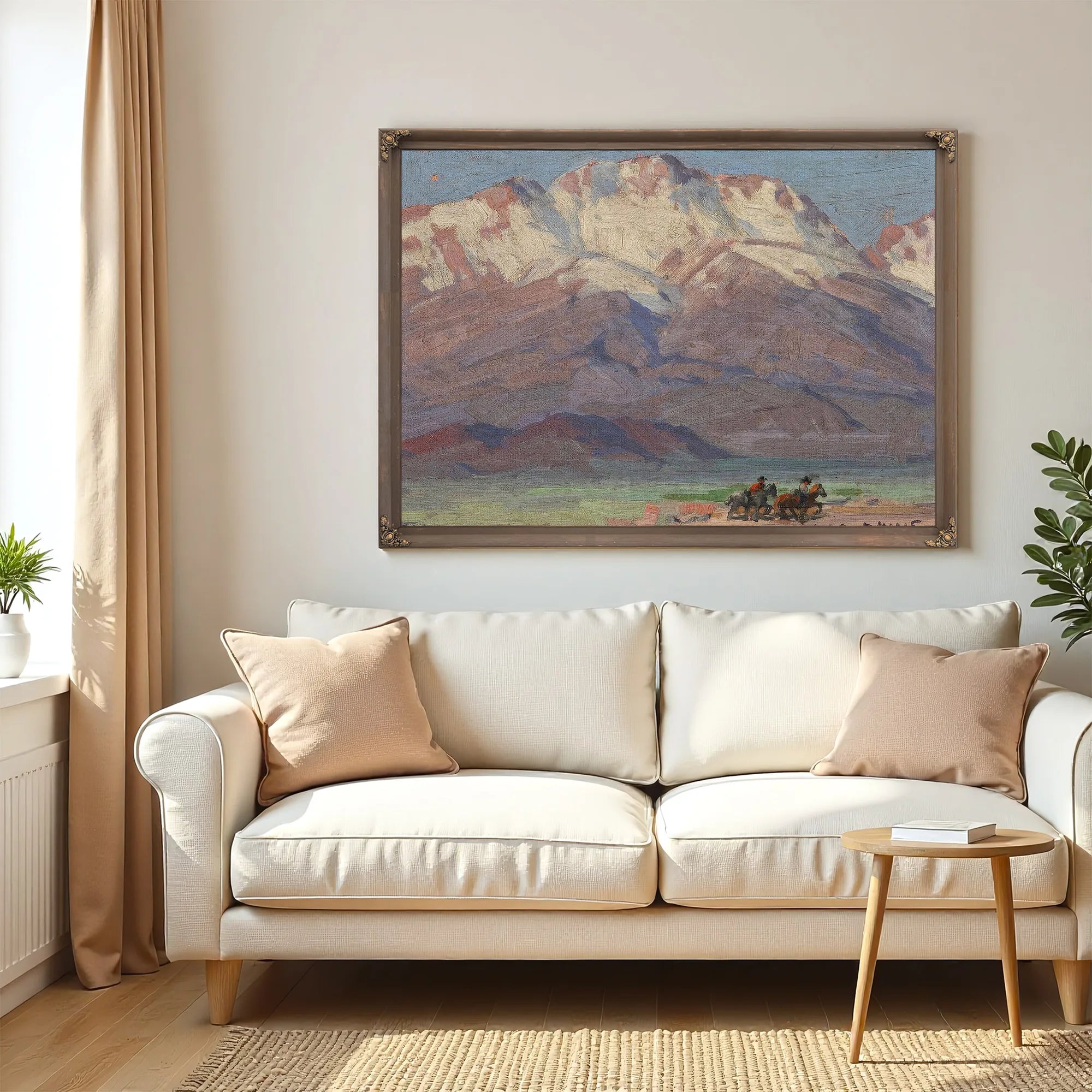 Owens Valley At Big Pine By Edgar Payne Fine Art Print