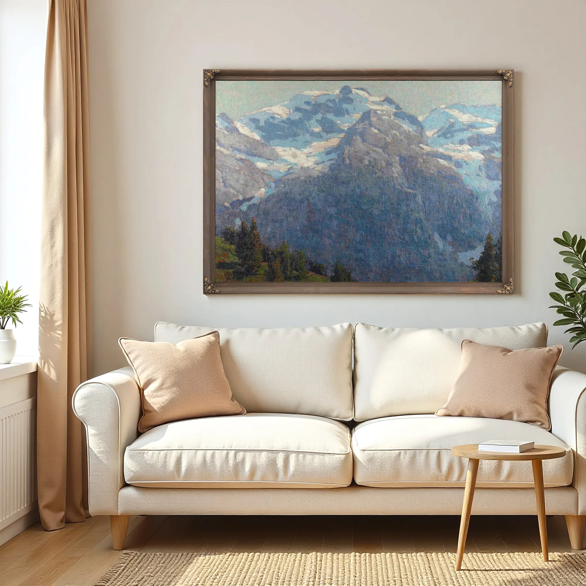 Majestic Alpine Scene By Edgar Payne Fine Art Print