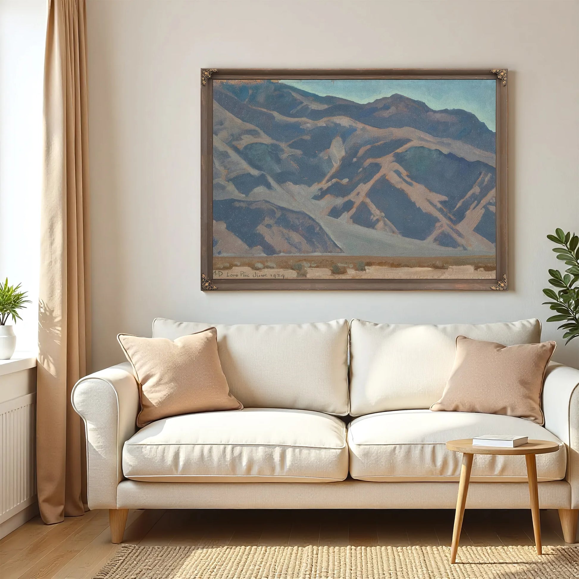Inyo Mountains Morning Lone Pine By Maynard Dixon Fine Art Print
