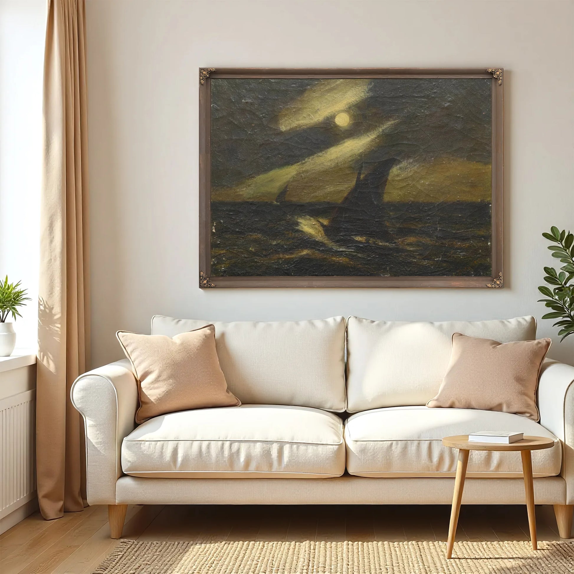 Sailboats In The Moonlight By Albert Pinkham Ryder Fine Art Print