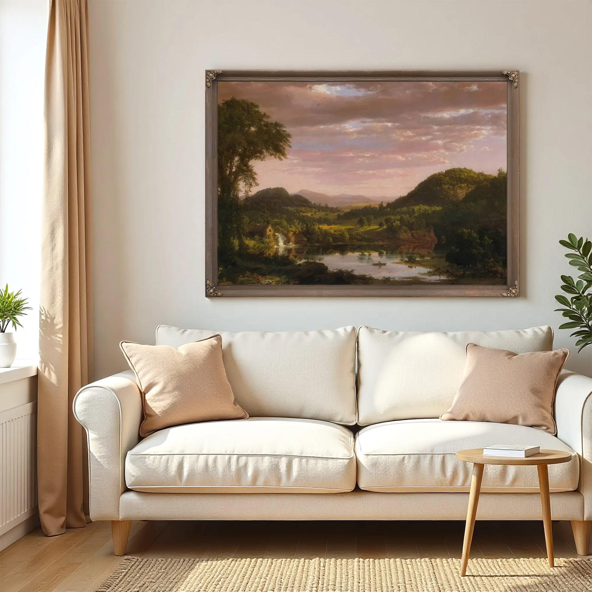 New England Landscape (Evening After A Storm) By Frederic Edwin Church Fine Art Print