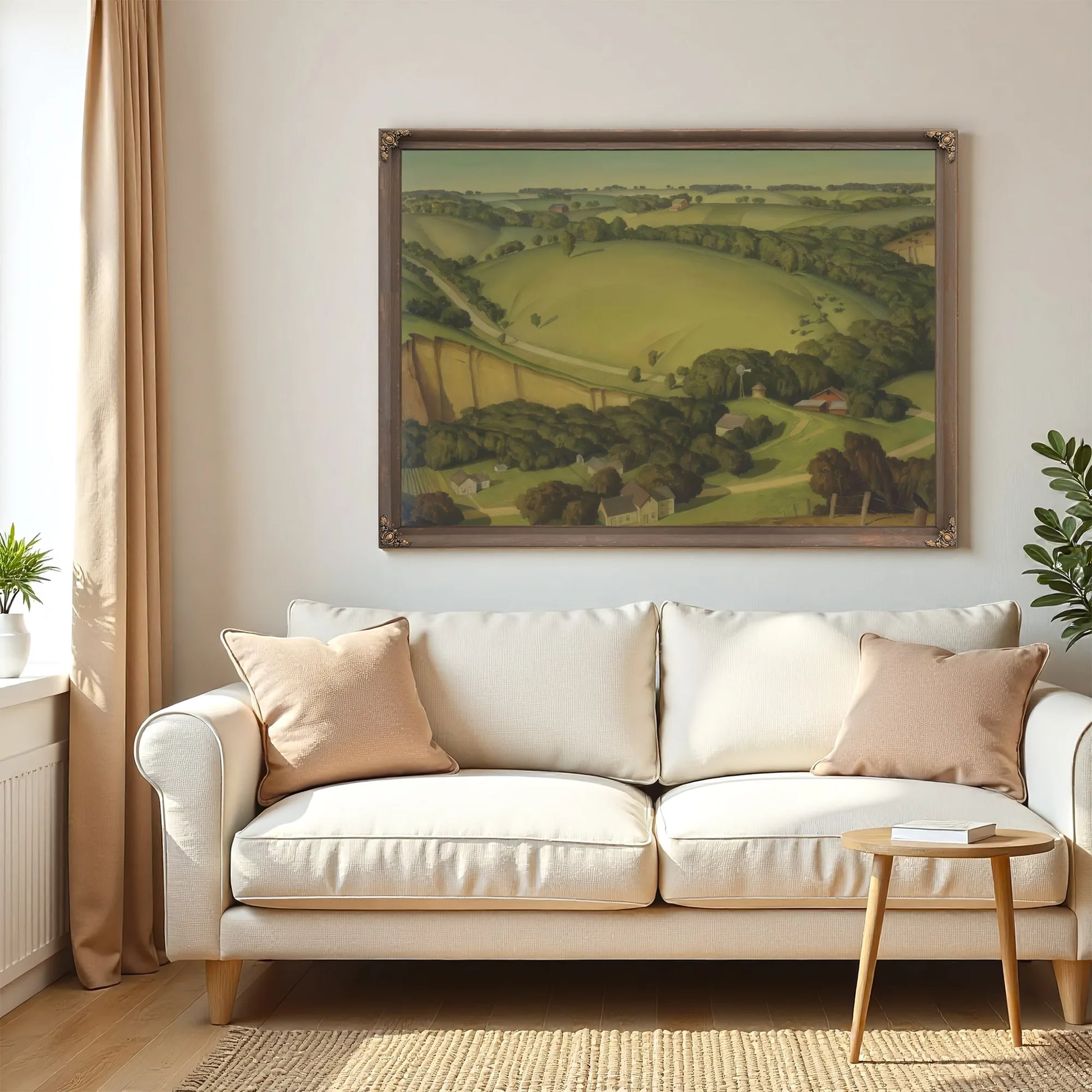 Stone City Landscape By Marvin Dorwart Cone Fine Art Print