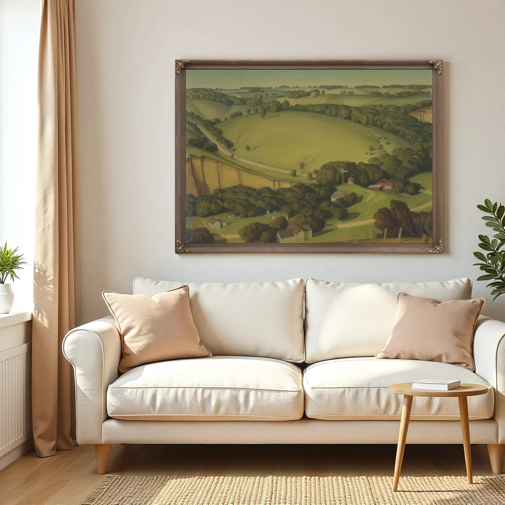 Stone City Landscape By Marvin Dorwart Cone Fine Art Print
