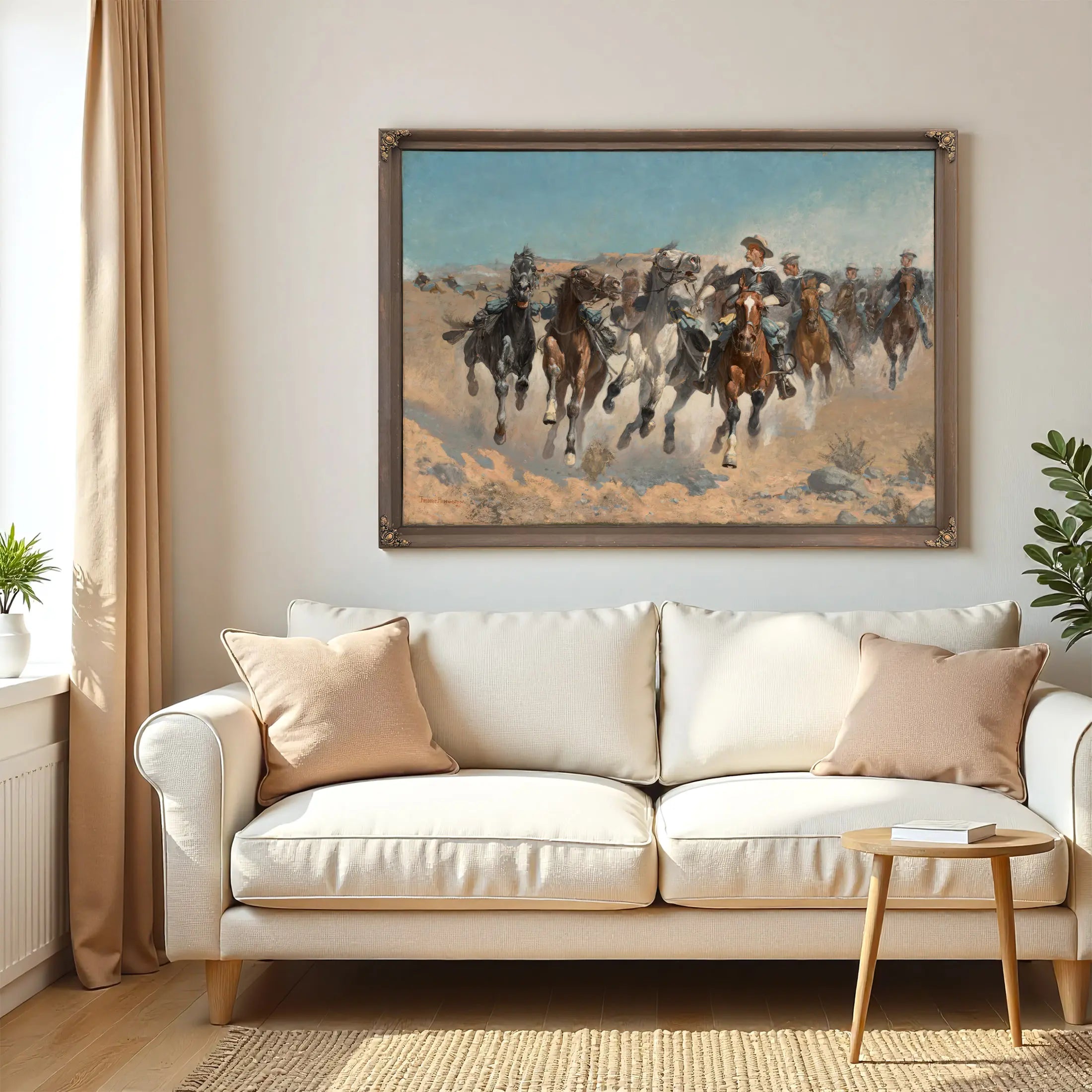 Remingtondismounted  by Frederic Remington