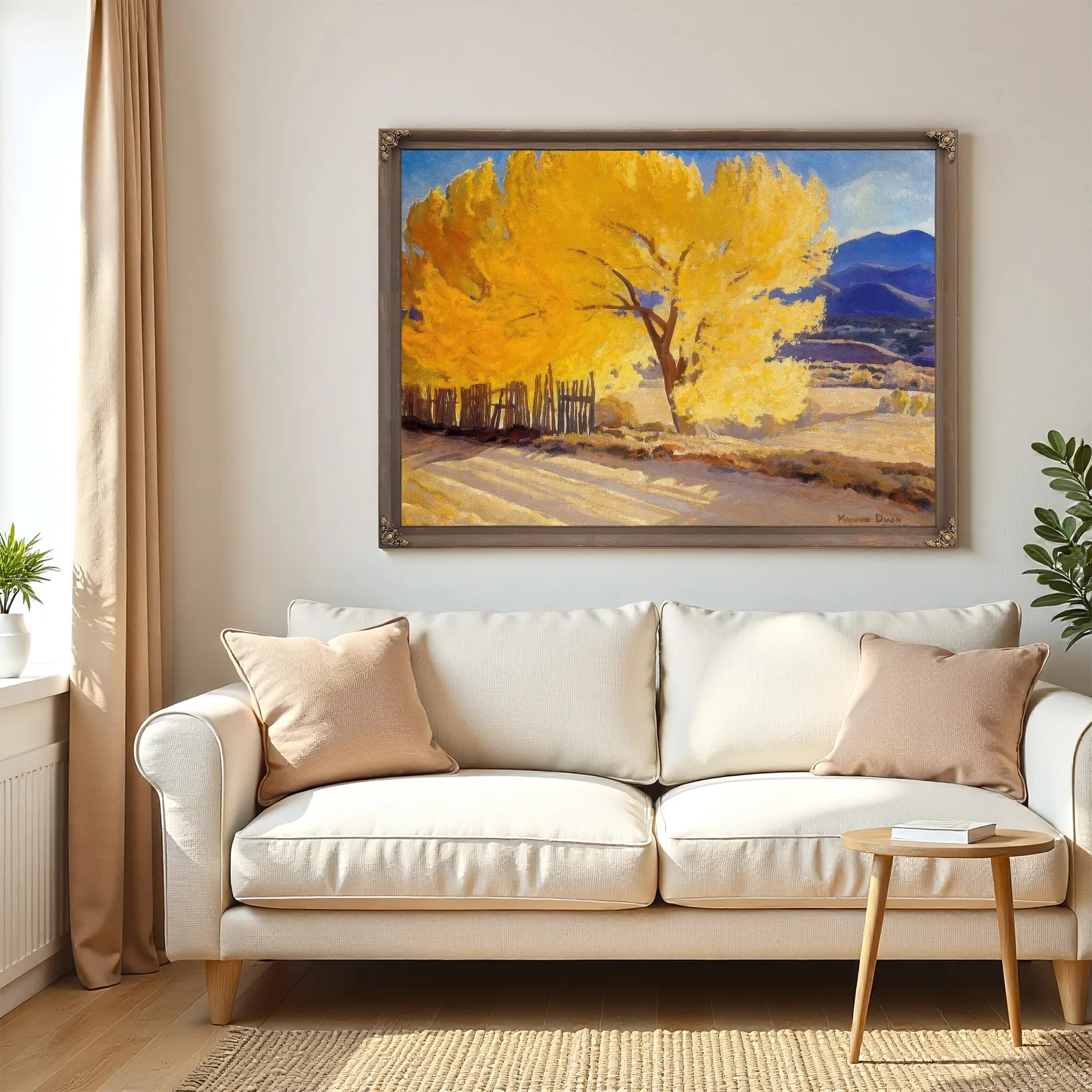 October Gold By Maynard Dixon Fine Art Print