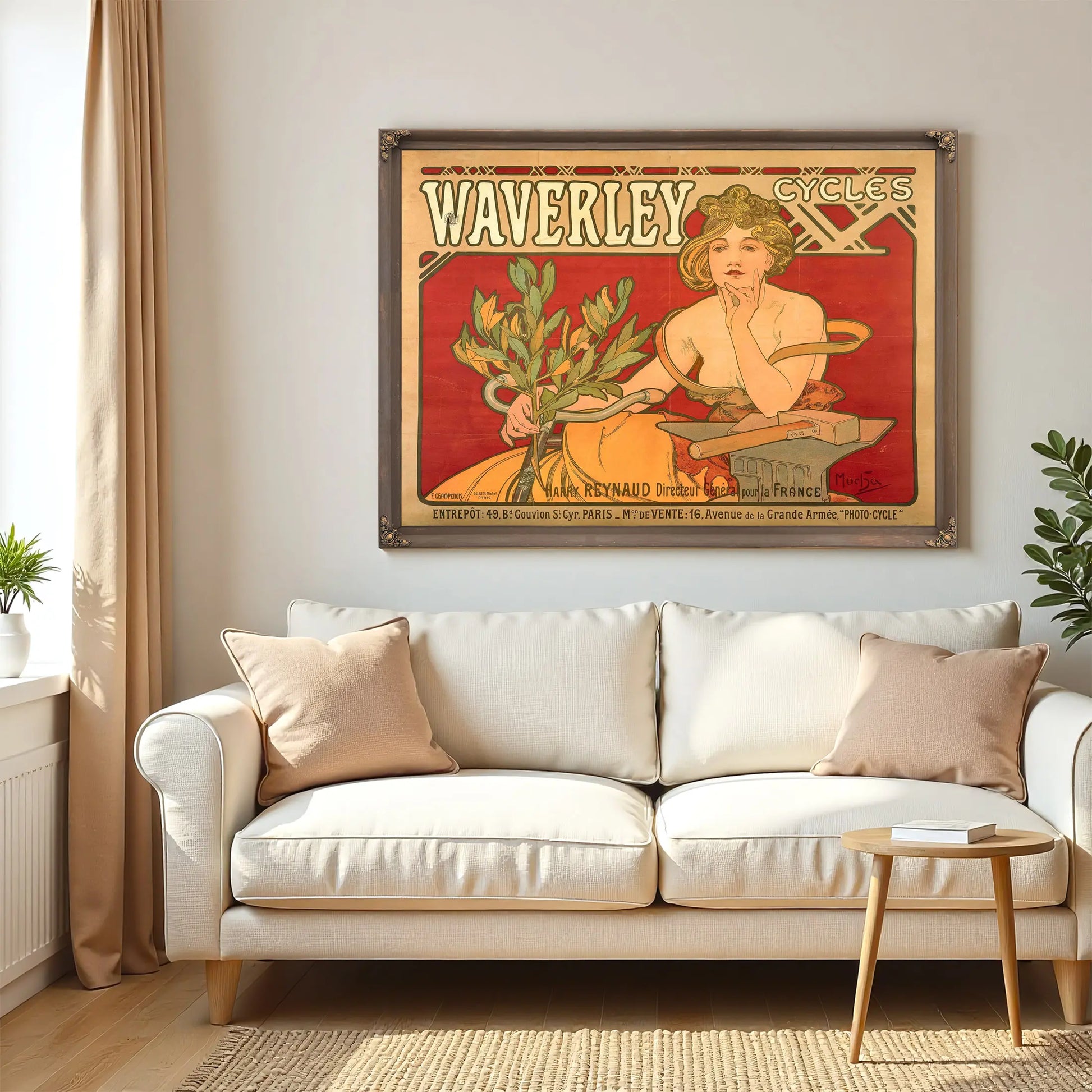 Waverley Cycles by Alphonse Mucha