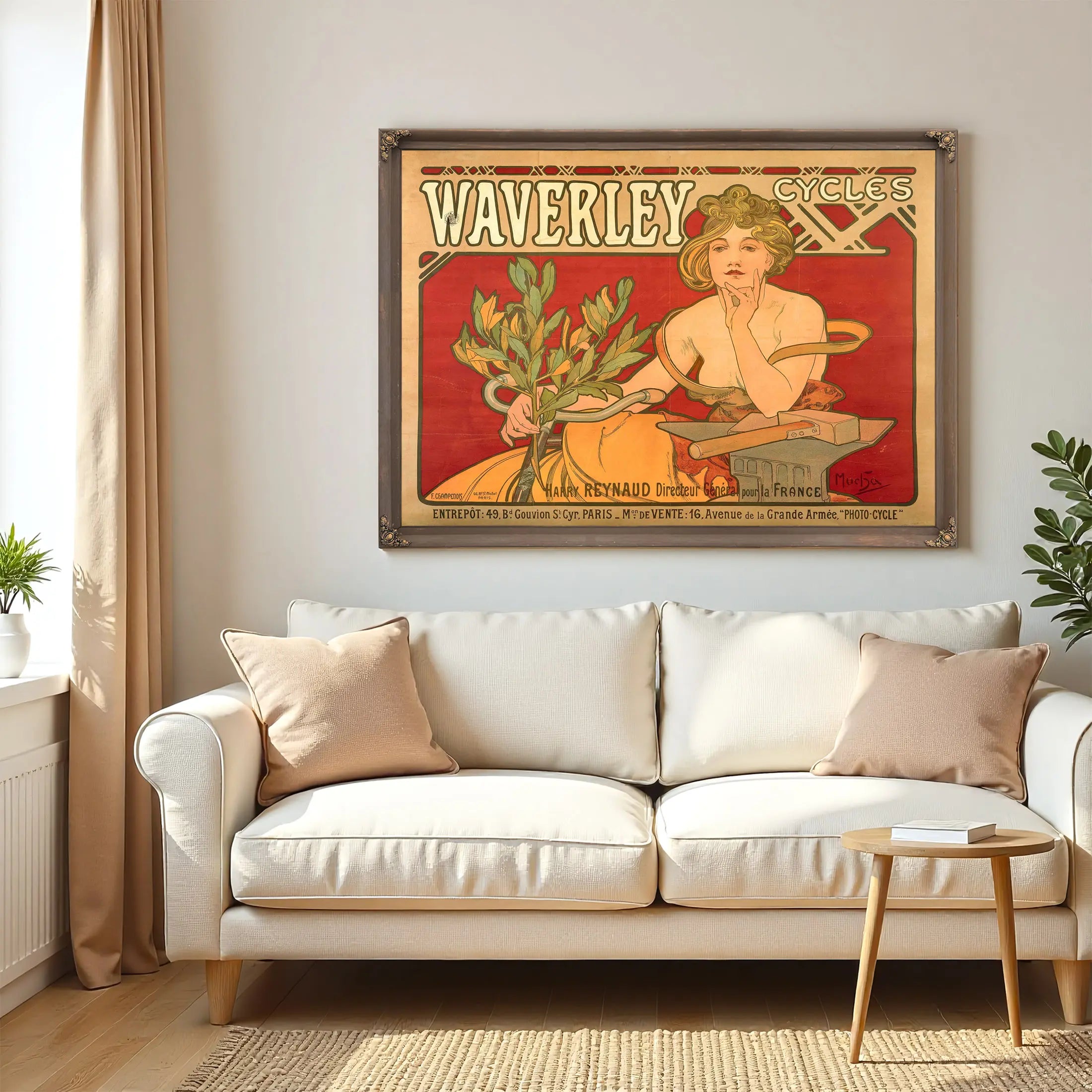 Waverley Cycles by Alphonse Mucha