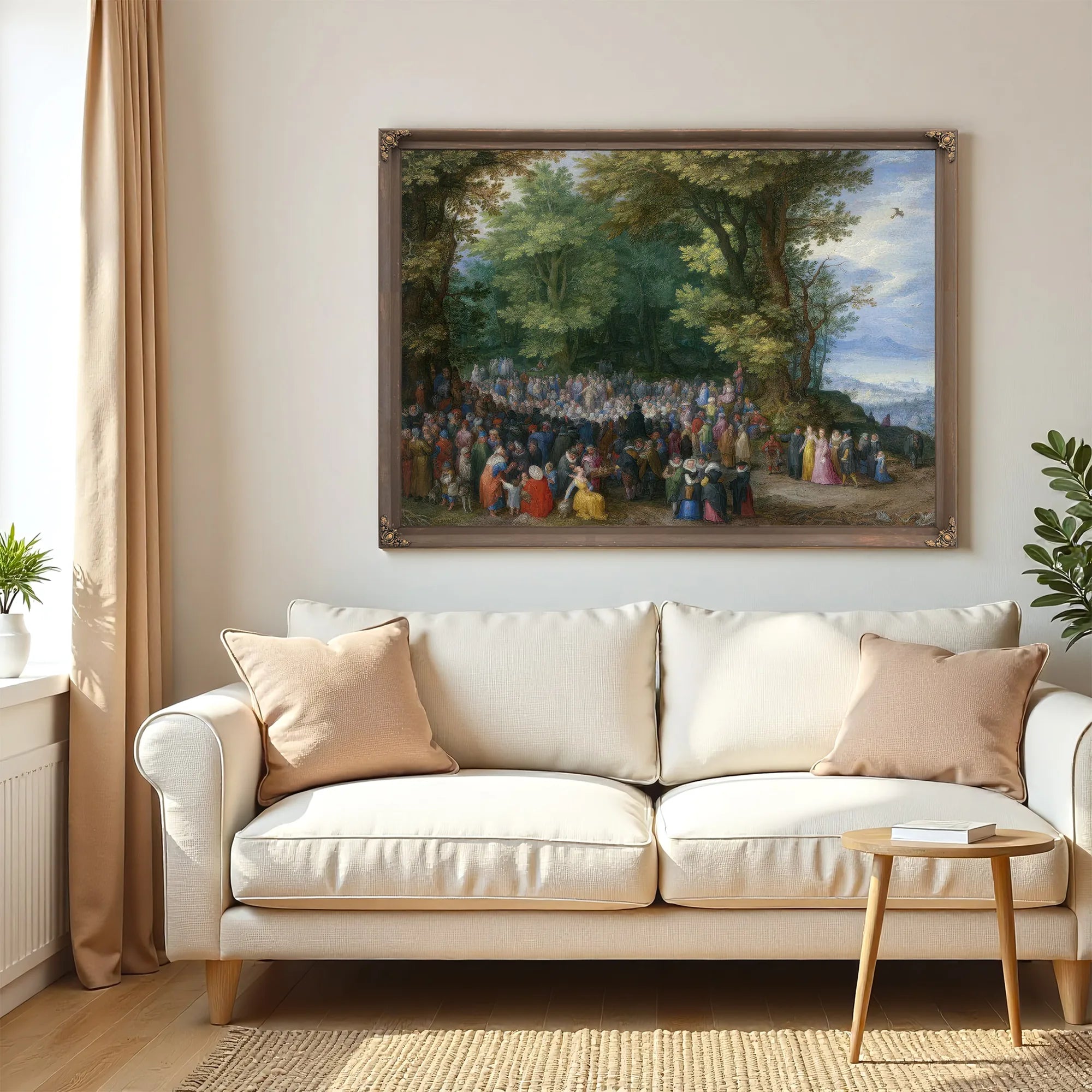 The Sermon On The Mount by Jan Brueghel The Elder Fine Art Print