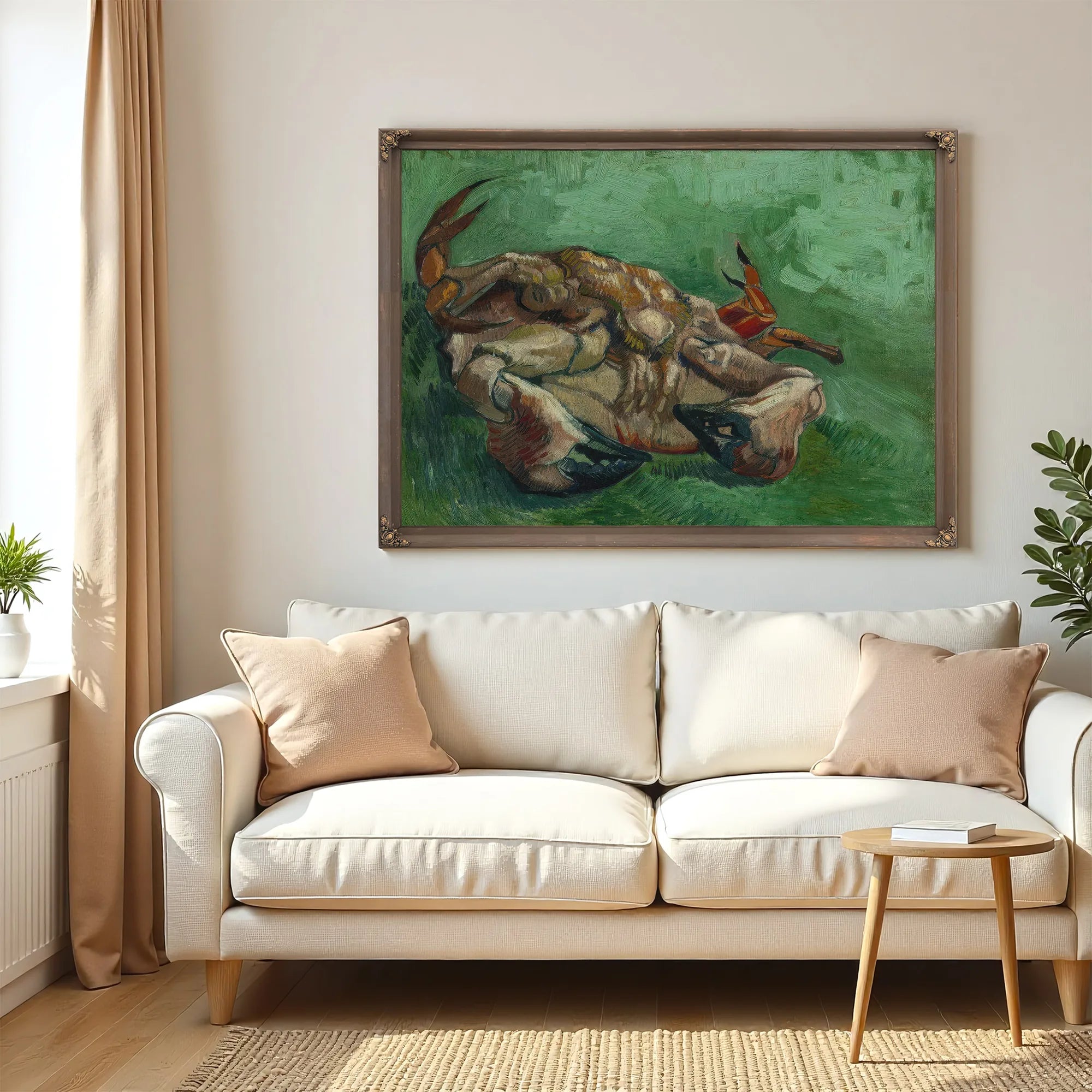 A Crab On Its Back By Vincent Van Gogh Fine Art Print
