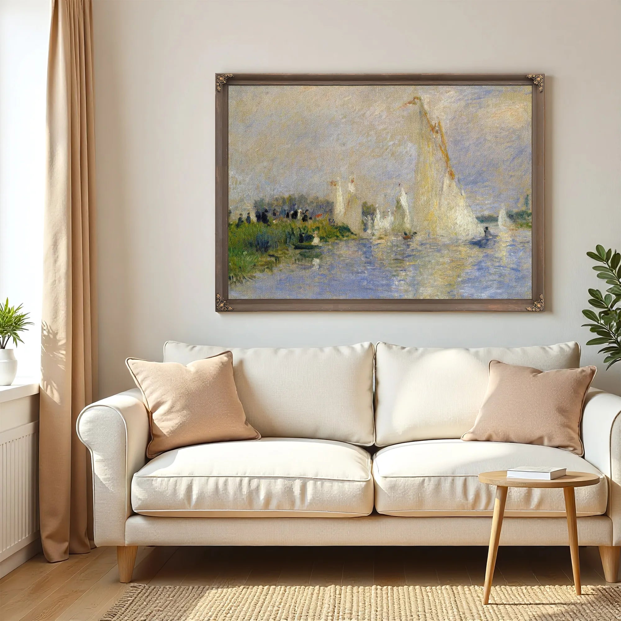 Regatta At Argenteuil By Pierre August Renoir Fine Art Print