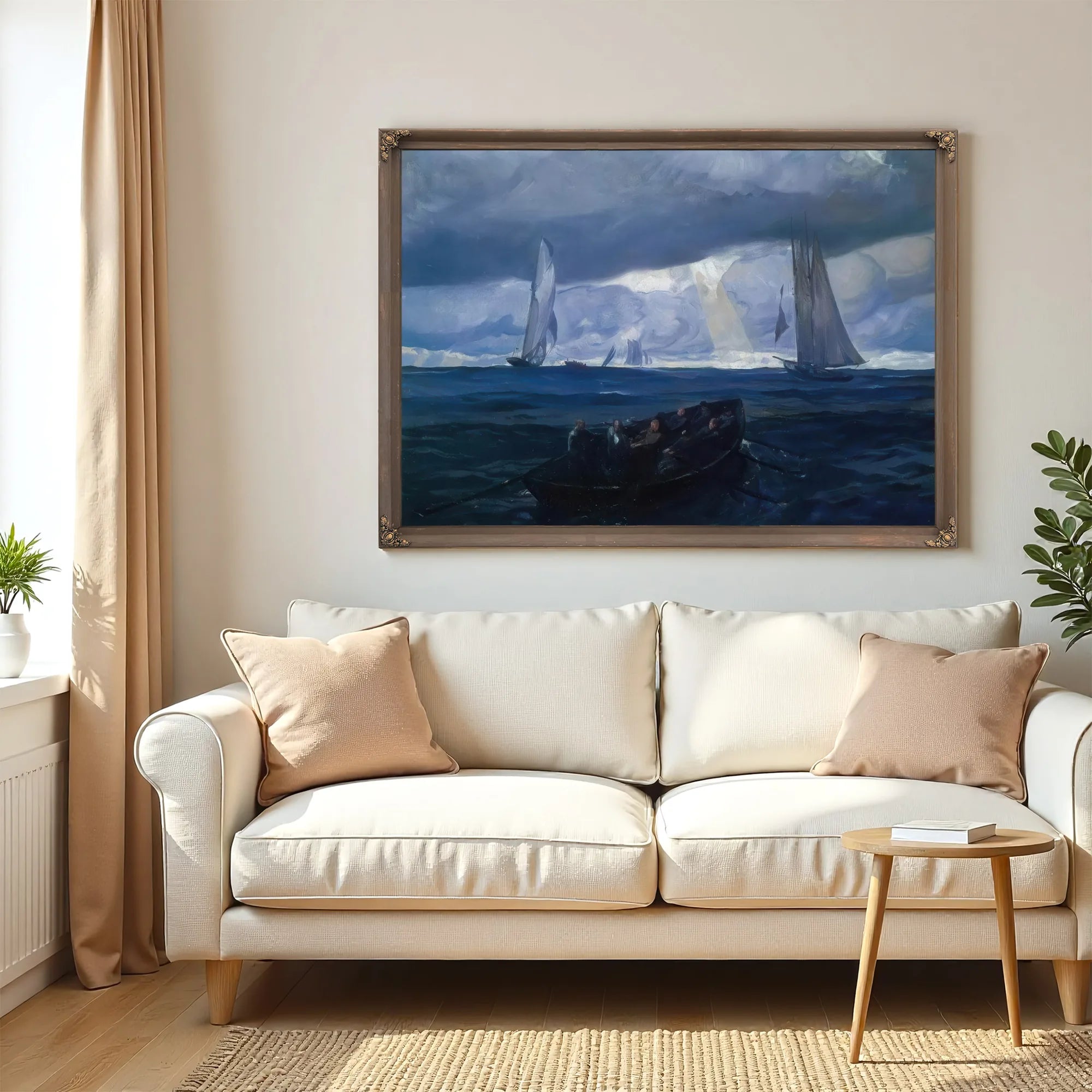 The Seiners By Rockwell Kent Fine Art Print