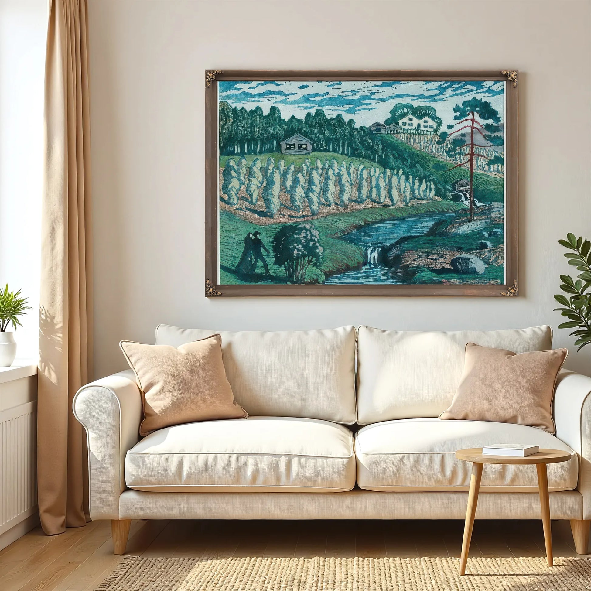Large Stook 1 By Nicolai Astrup Fine Art Print