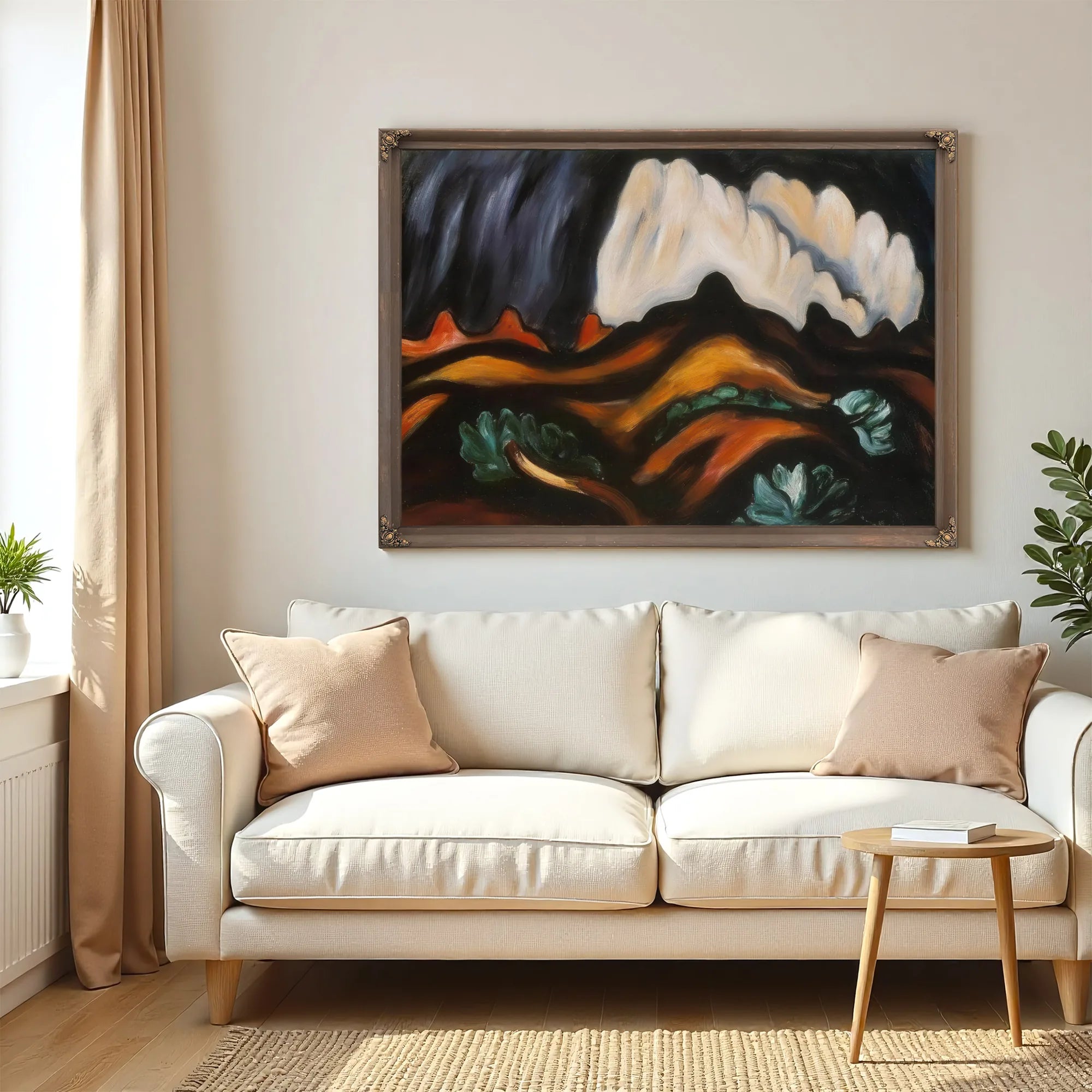 New Mexico Recollections Storm By Marsden Hartley Fine Art Print