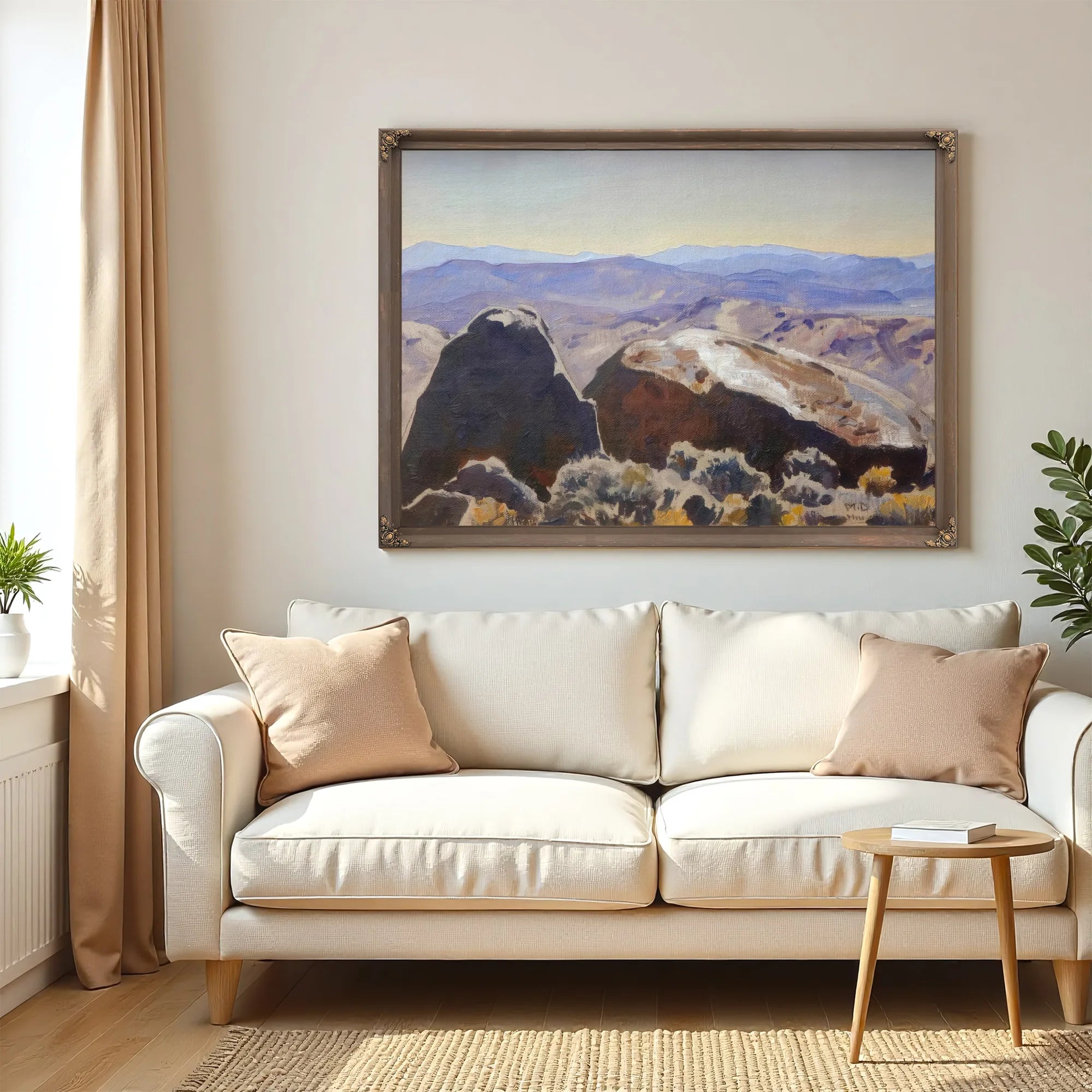 South From Quartz Mountain By Maynard Dixon Fine Art Print
