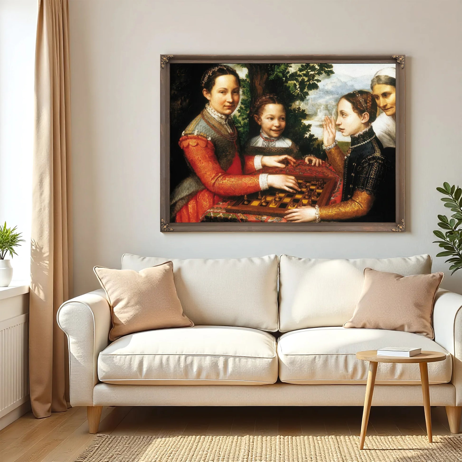 The Chess Game 1555 By Sofonisba Anguissola Fine Art Print