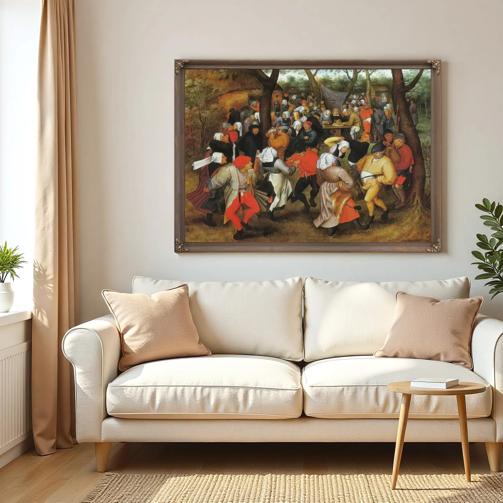 Peasant Wedding Dance 1607 By Pieter Bruegel Fine Art Print