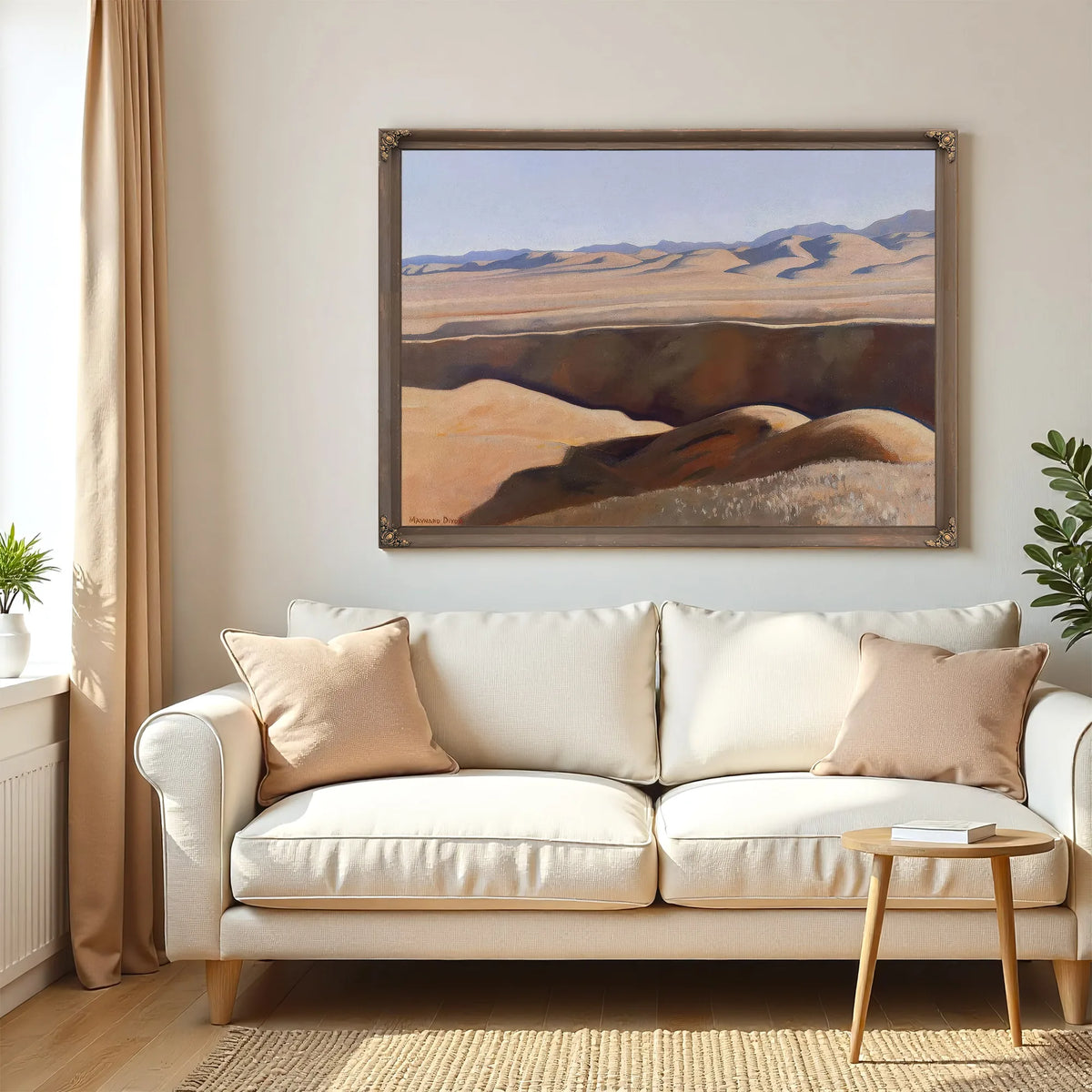 Deserted Sheep Range By Maynard Dixon Fine Art Print
