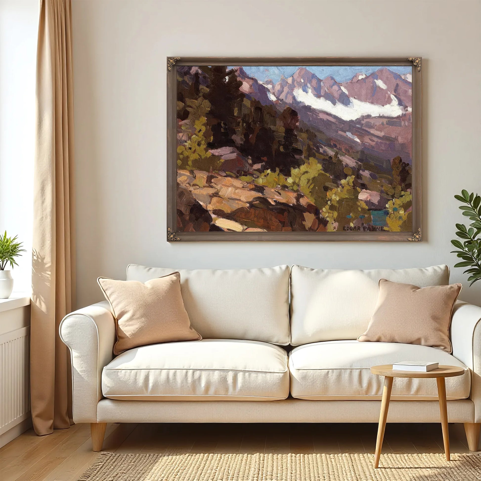 Sierras, Lake Payne By Edgar Payne Fine Art Print
