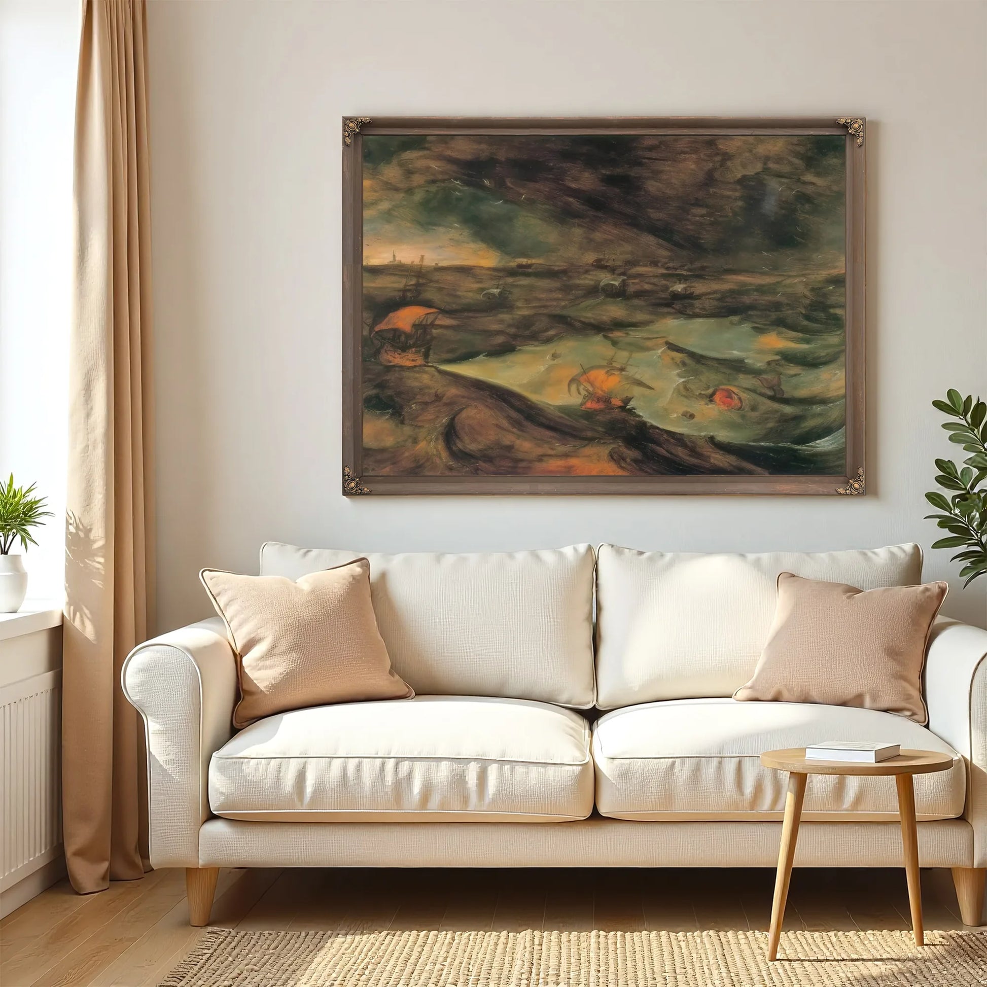 Storm At Sea 1568 By Pieter Bruegel Fine Art Print