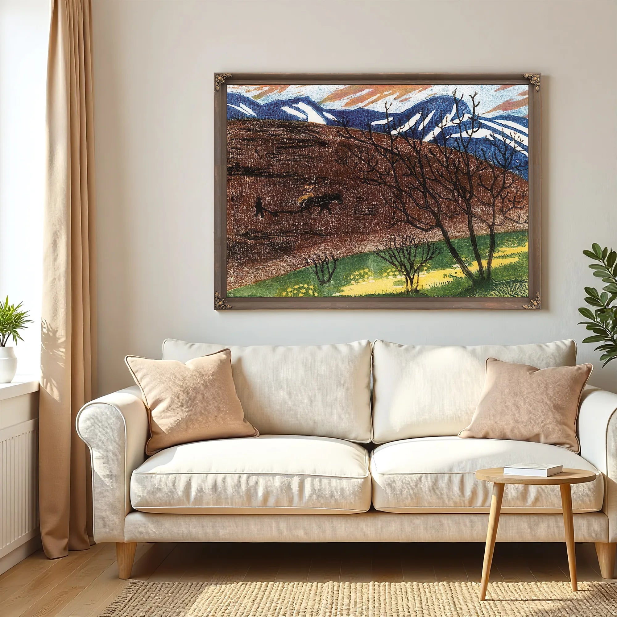 Night Ploughing 2 By Nicolai Astrup Fine Art Print