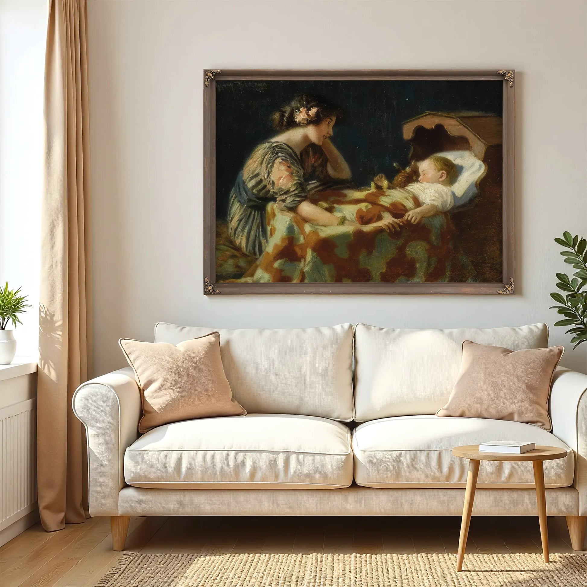 The Light Of The Home By Harry Roseland Fine Art Print