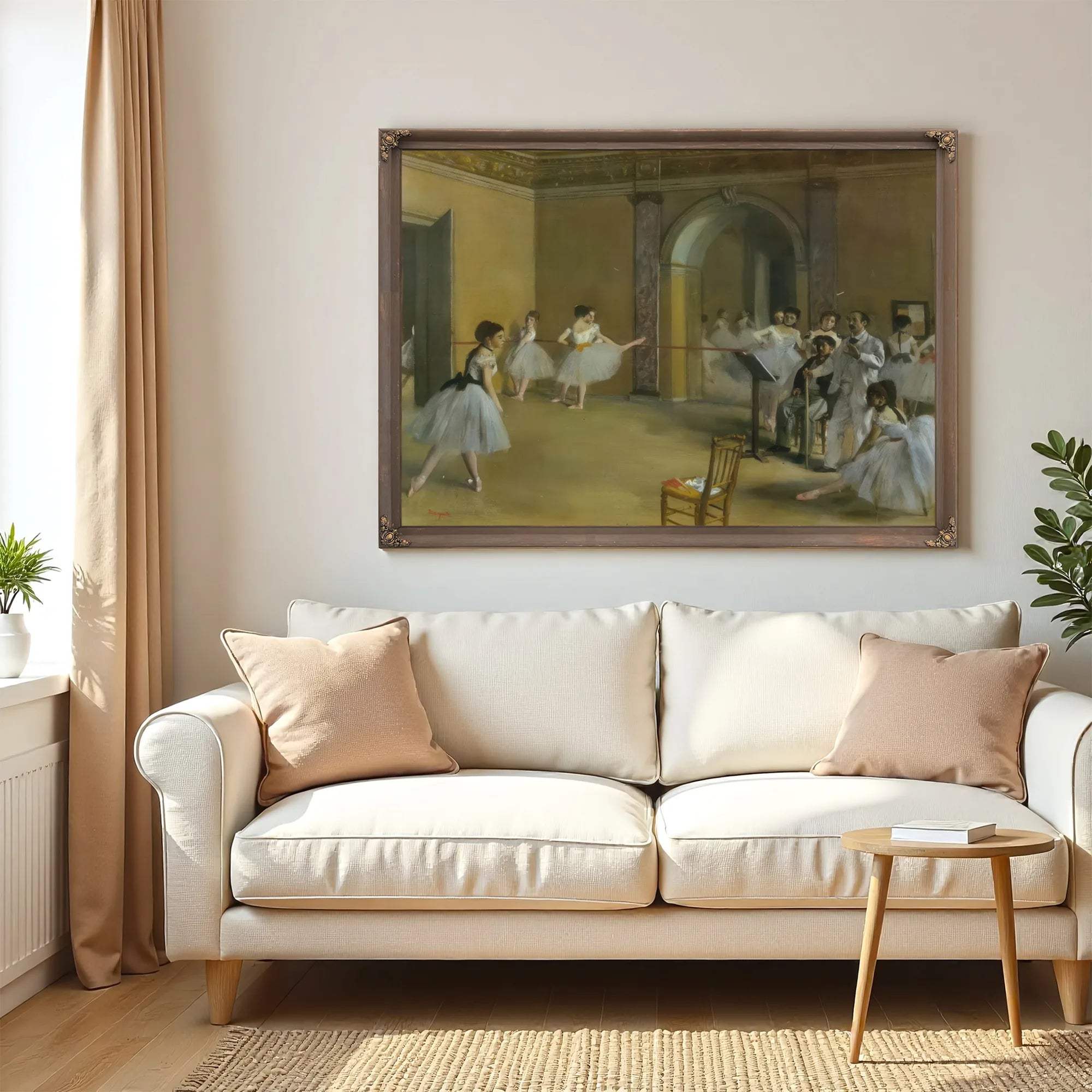 The Dance Foyer At The Opera By Edgar Degas Fine Art Print