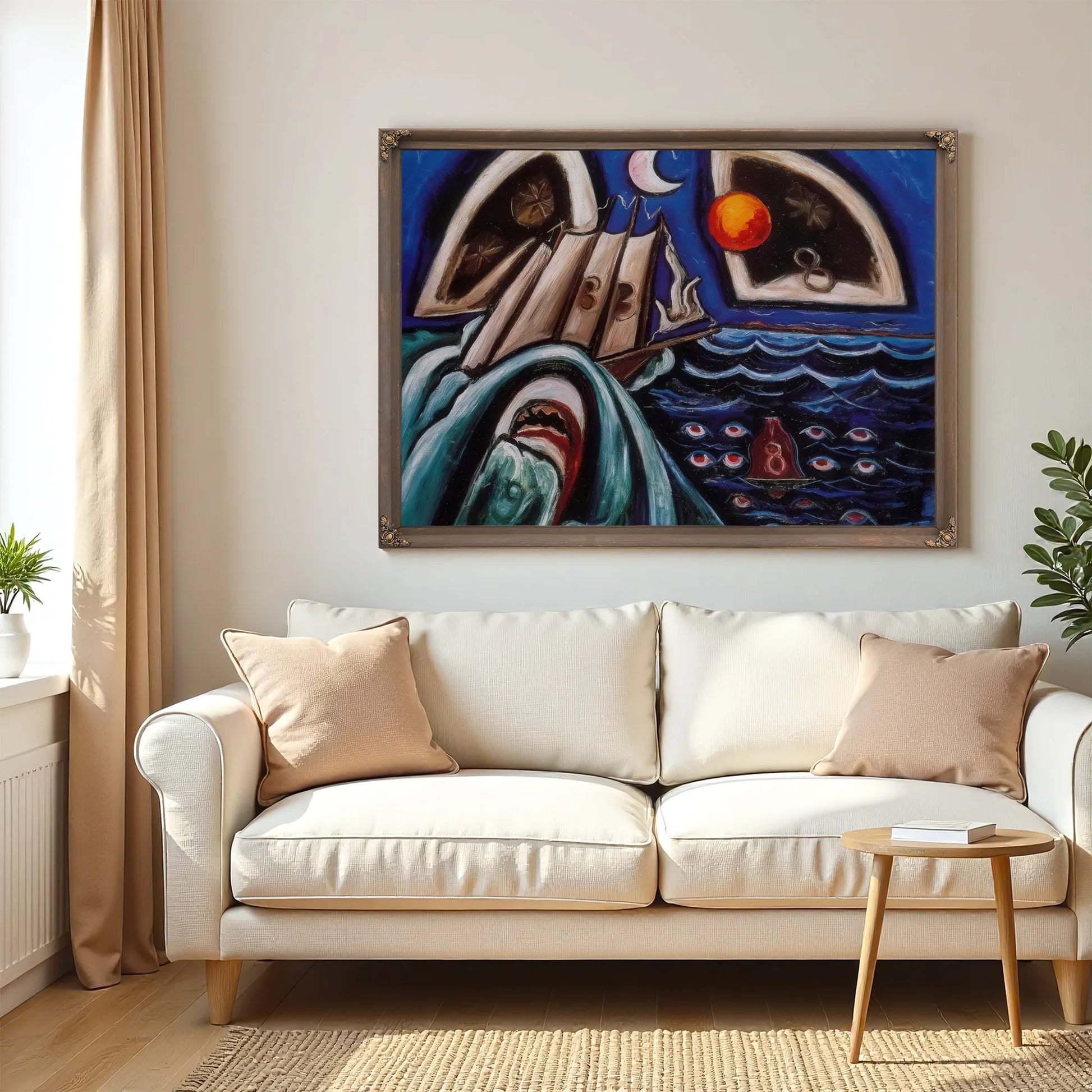 Eight Bells Folly Memorial For Hart Crane By Marsden Hartley Fine Art Print