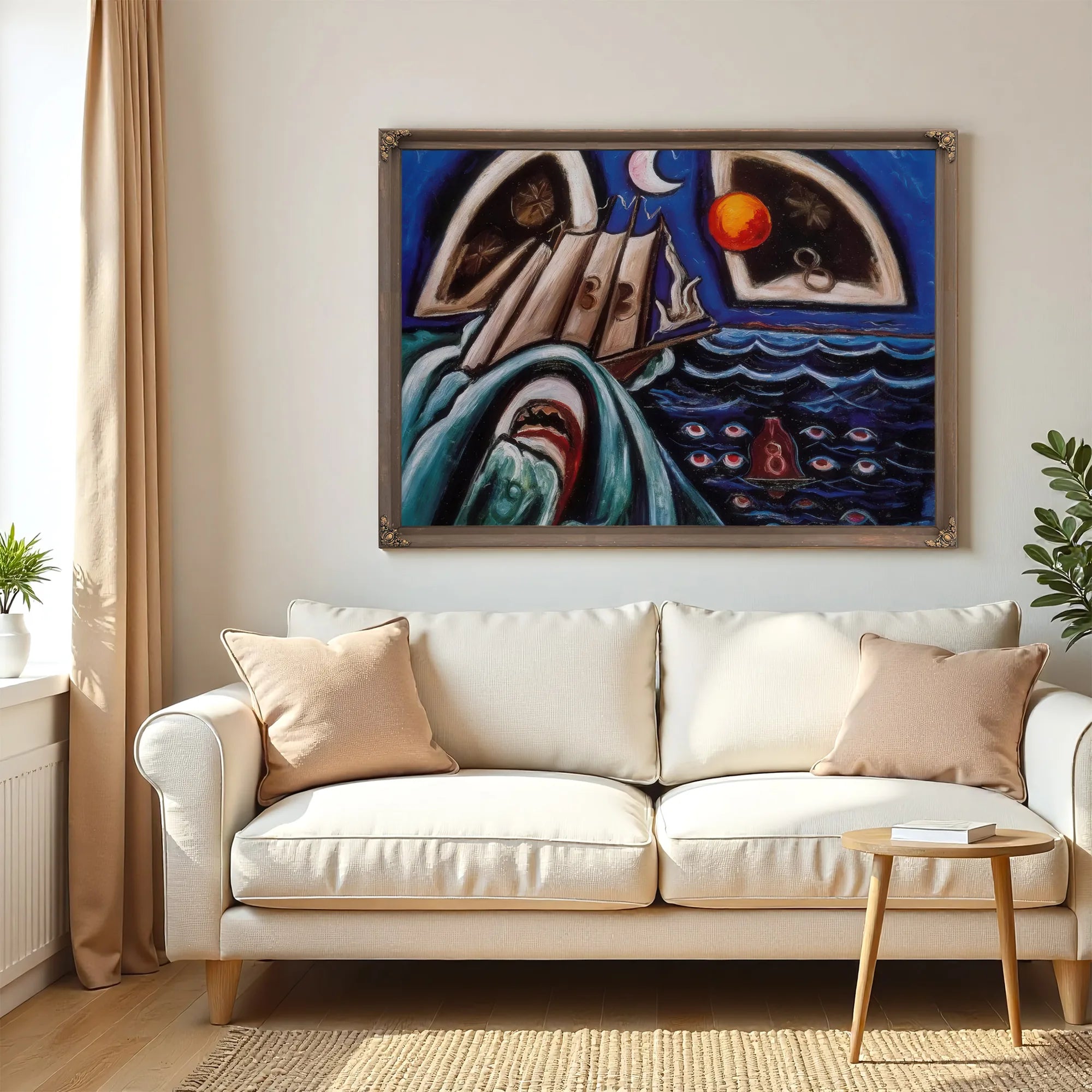 Eight Bells Folly Memorial For Hart Crane By Marsden Hartley Fine Art Print