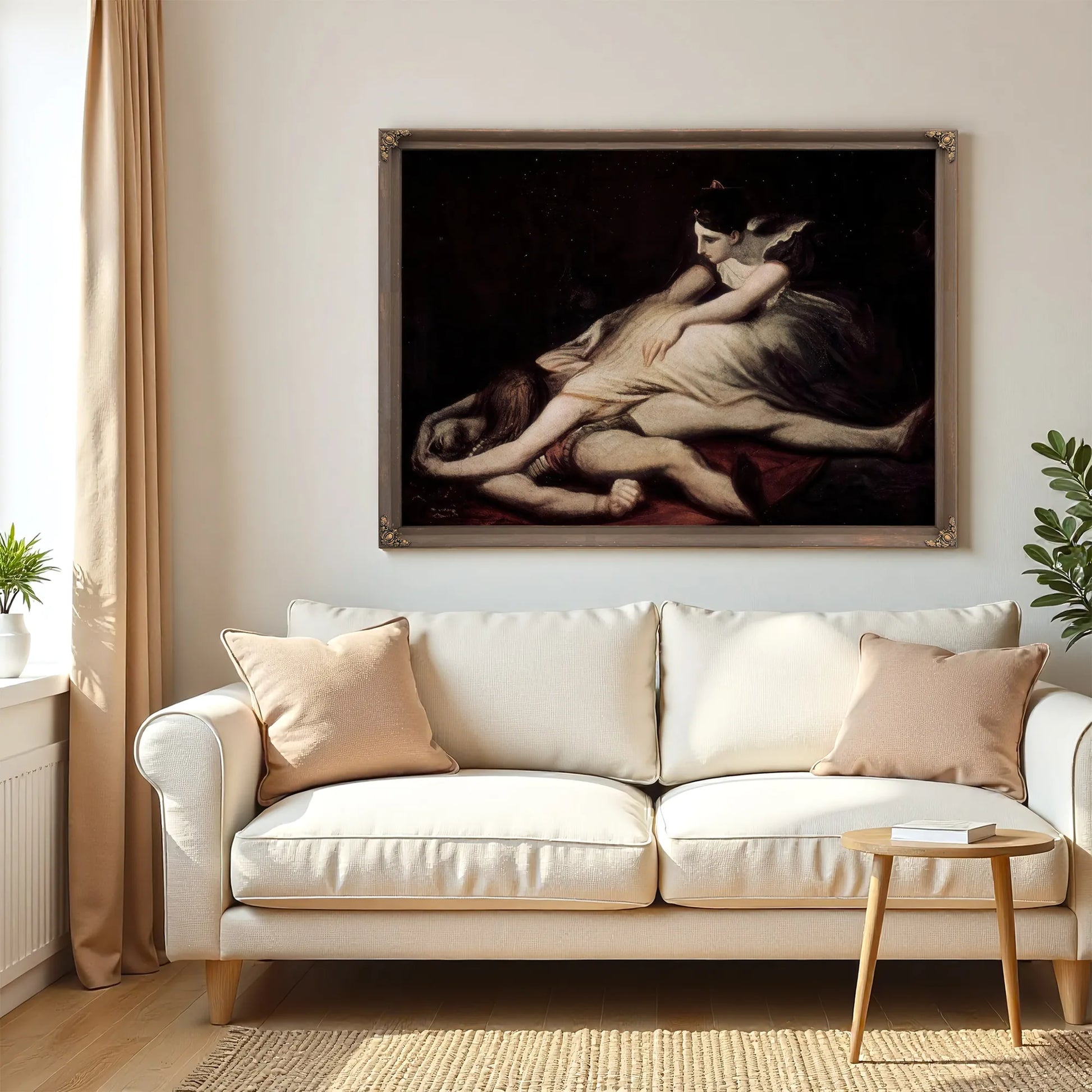 Kriemhild Throws Herself On The Dead Siegfried By Henry Fuseli Fine Art Print