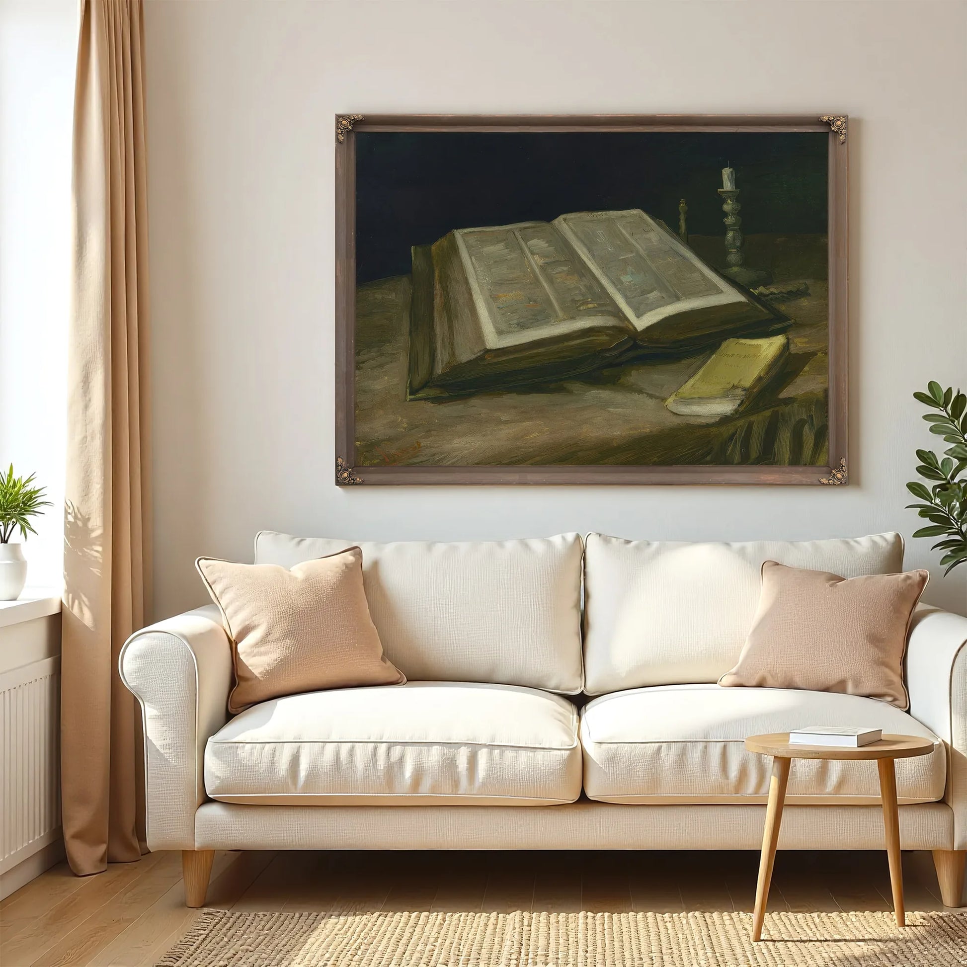 Still Life With Bible By Vincent Van Gogh Fine Art Print