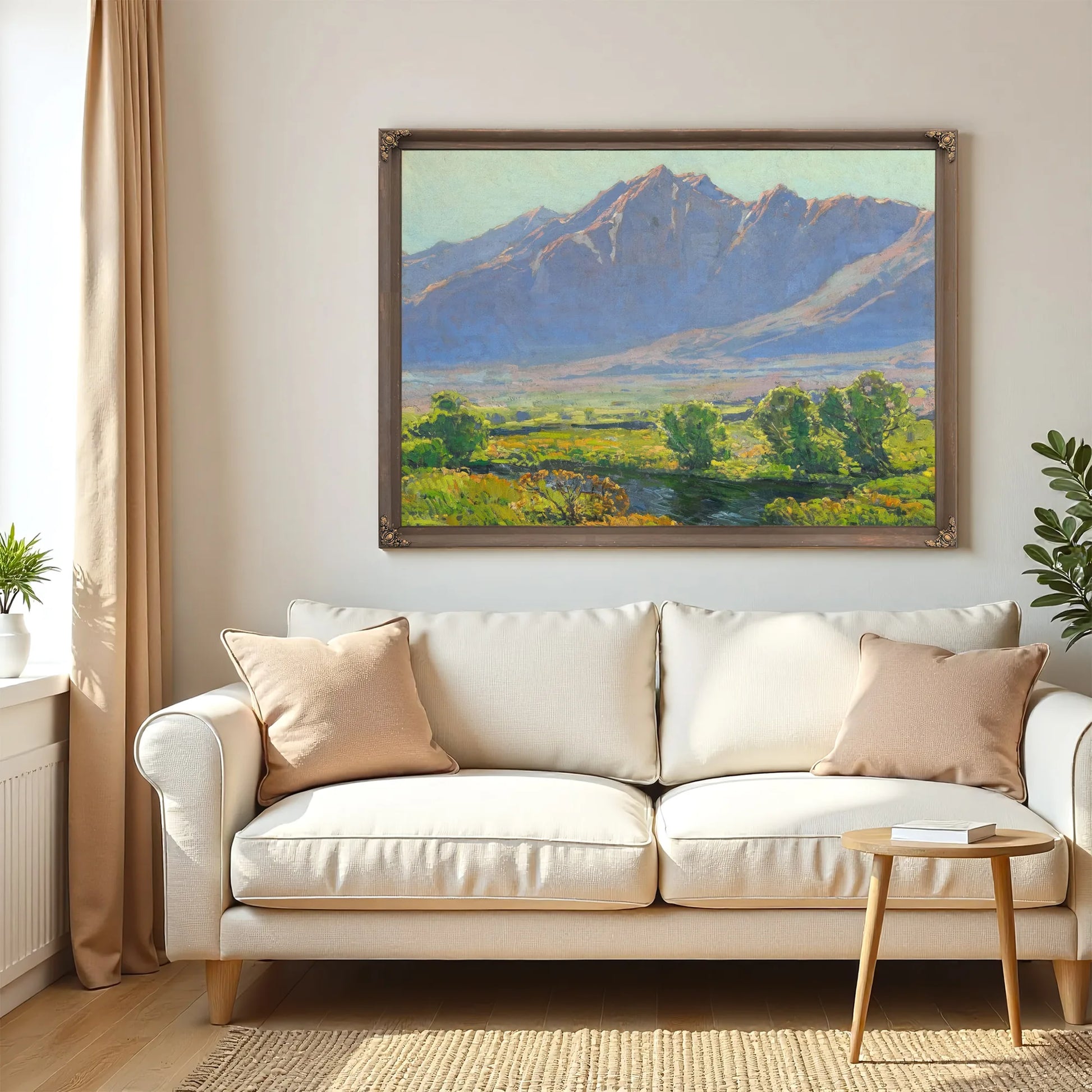 A View Along The Owen's River By Edgar Payne Fine Art Print